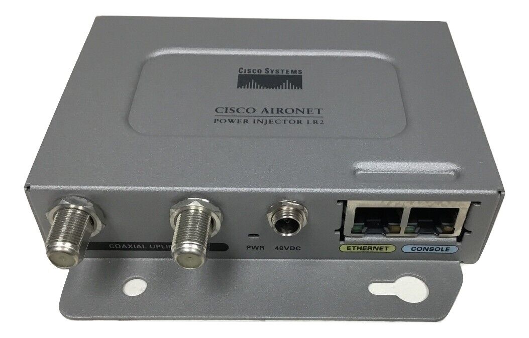 Cisco AIR-PWRINJ-BLR2 Power Injector LR2 Output with Power Supply & Cable