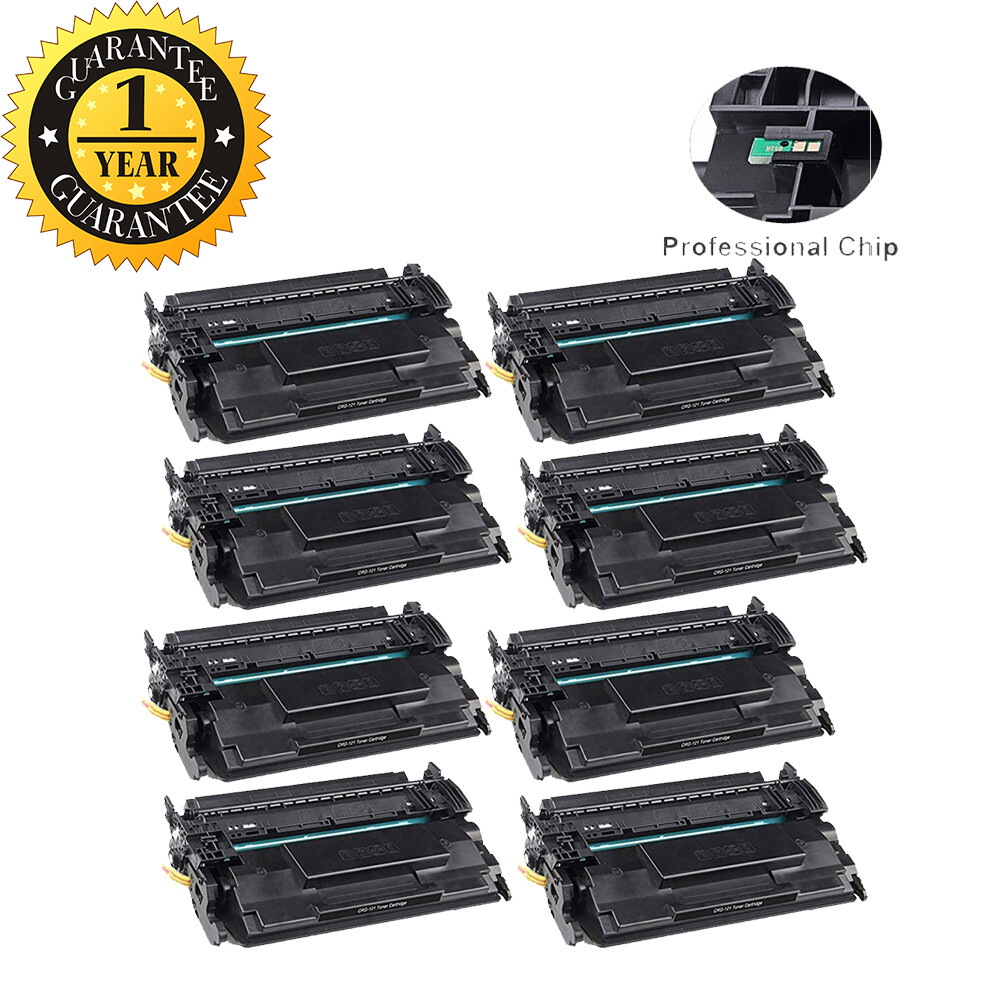 8Pk CRG-121 Black (3252C001) Compatible for Canon ImageClass D1650 D1620 Toner