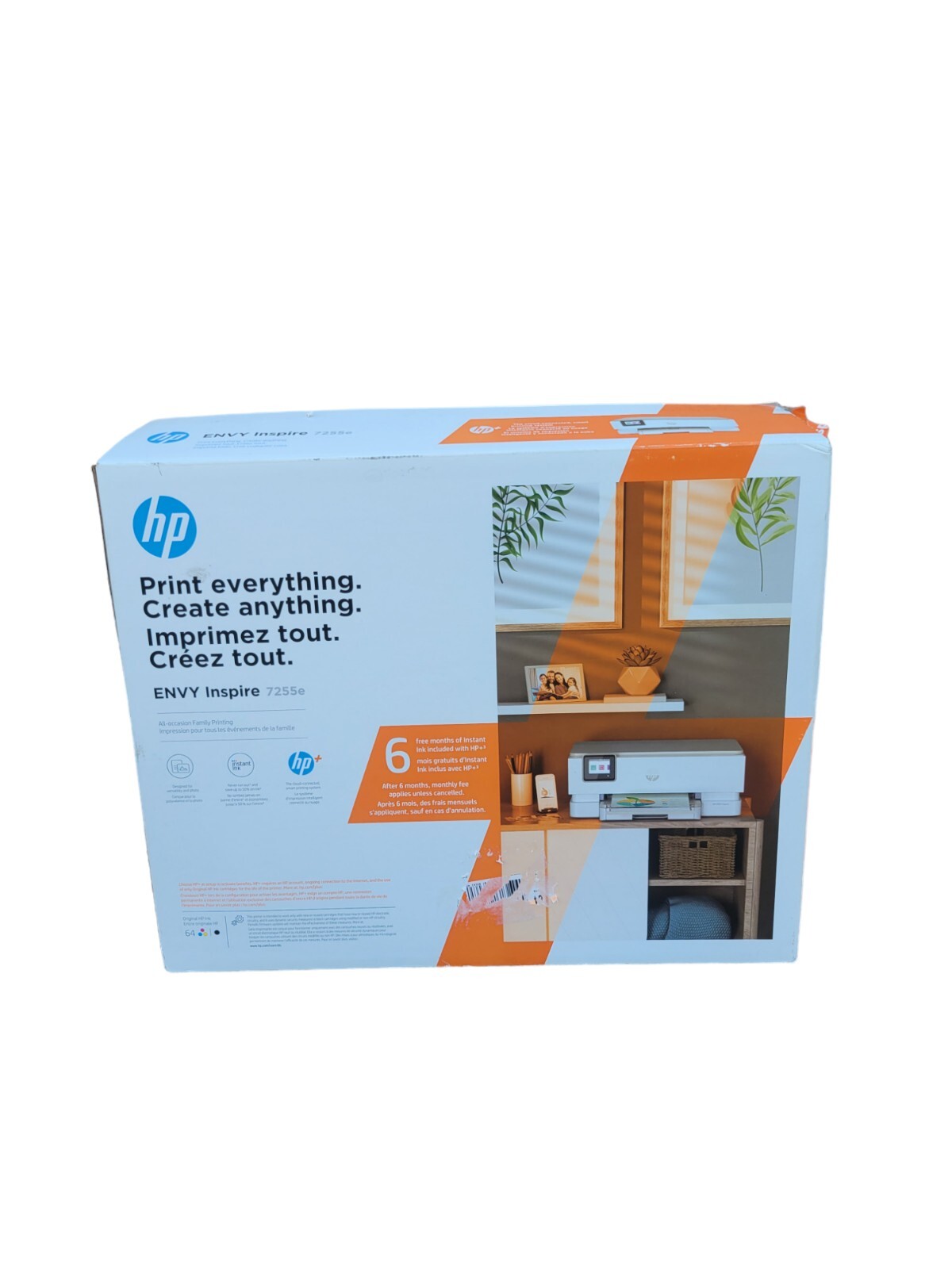 HP ENVY Inspire 7255e Wireless All-In-One Inkjet Photo Printer 