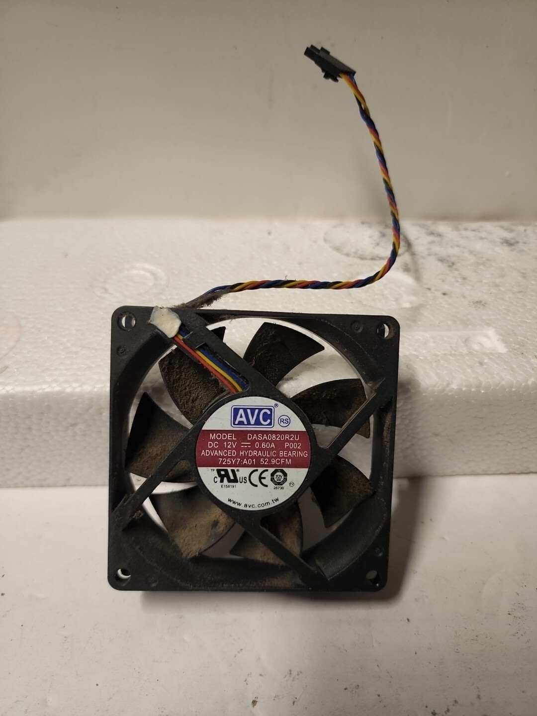 AVC DASA0820R2U 12V 0.6A 4Wire Fan For DELL Optiplex 790 990 SFF Case FAN 👍 