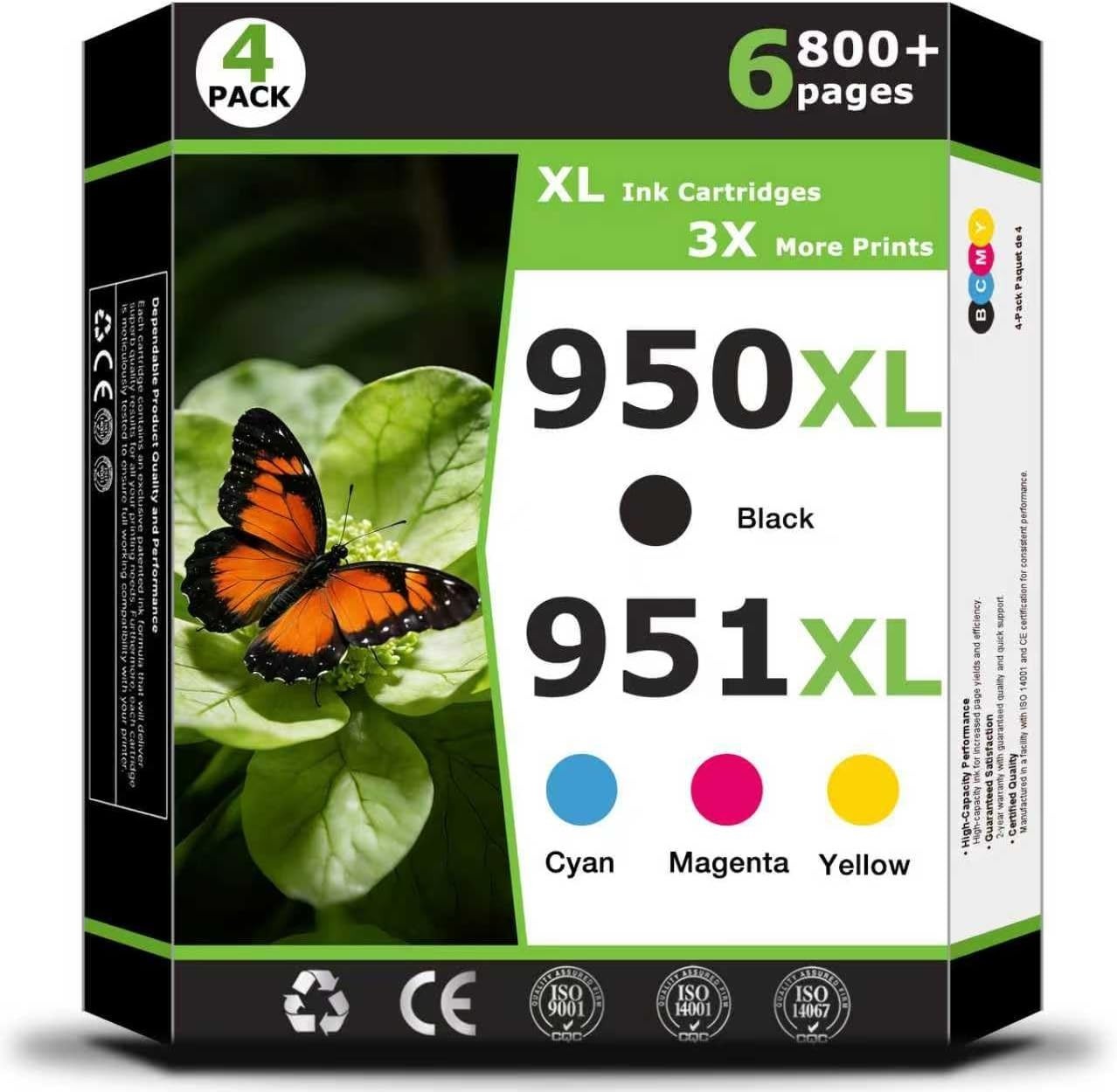 950XL 951XL Ink Cartridges Compatible for HP 951 XL for HP 950 xl Printer T57-6
