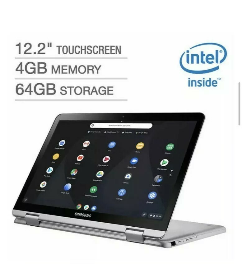 Samsung 12.2 Touchscreen 2 In 1 Chromebook Intel Celeron 1920 X 1200p Digital...