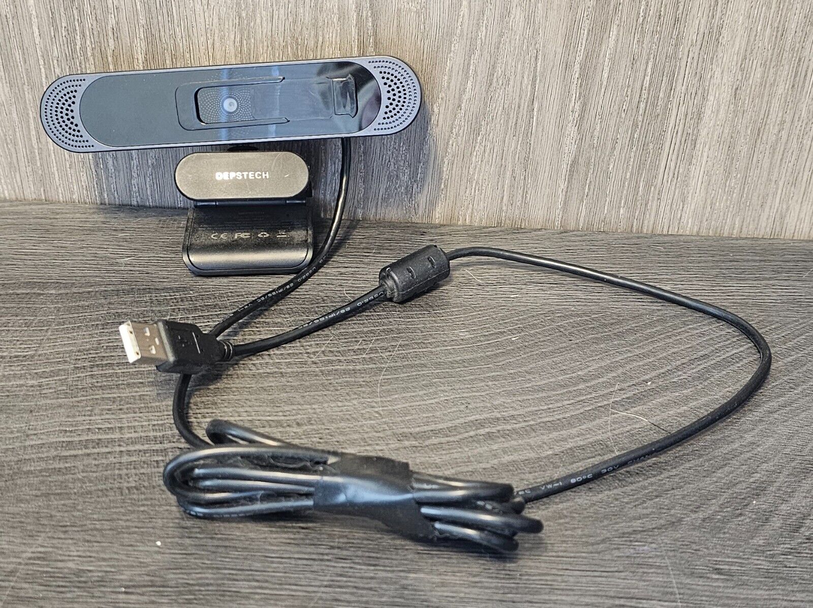 Depstech 4K USB Webcam with Built-In Mic