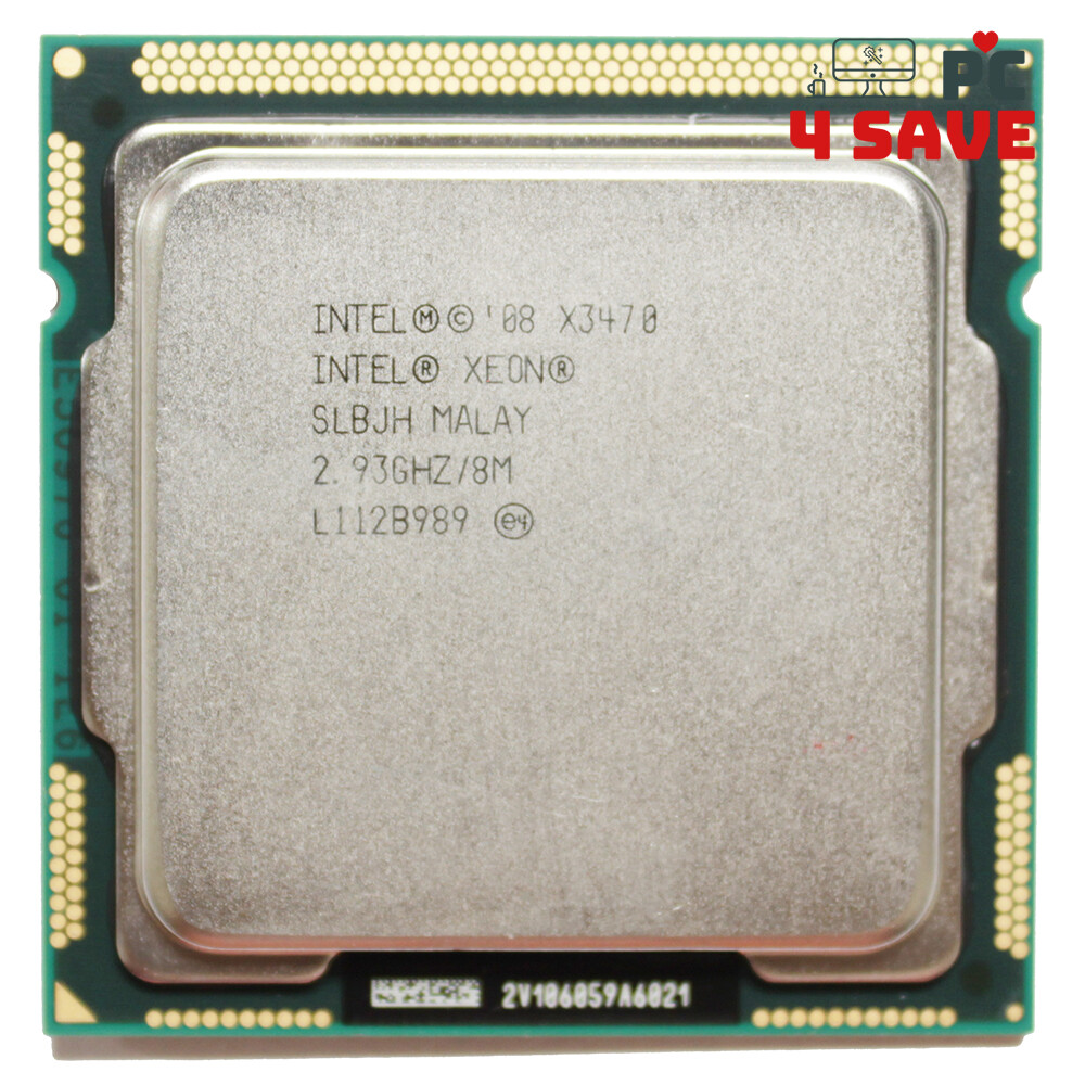 Intel Xeon X3470 SLBJH 2.93GHz 8MB Quad Core LGA 1156 Server Processor CPU 95W