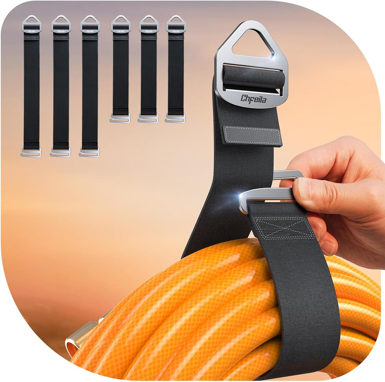 4 Pack Extension Cord Holder Organizer, Auto Lock Cable Straps