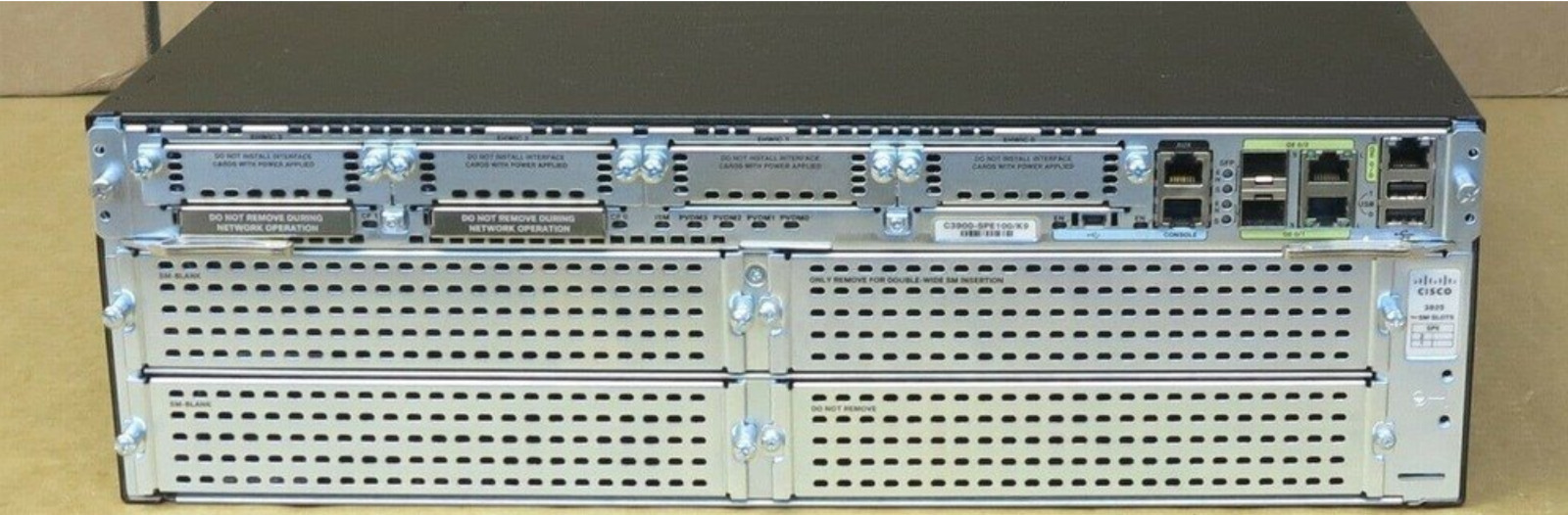 Cisco 3925-HSEC+/K9 w/ ISM-VPN-39 Bun 1GB CISCO3925-HSEC+/K9