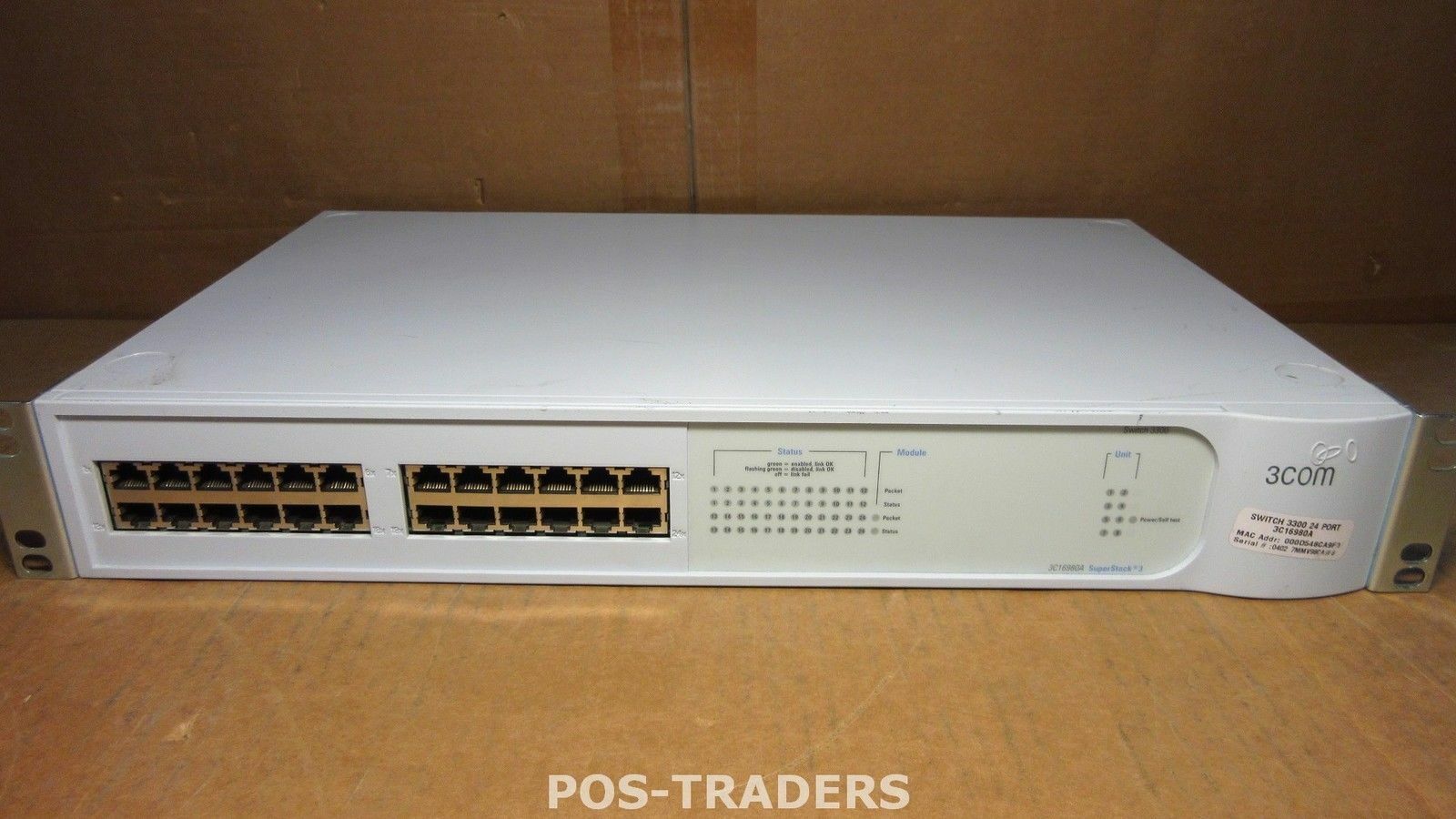 3Com SuperStack III 3300 (3C16980A) 24-Port 100Mbits Ethernet Switch