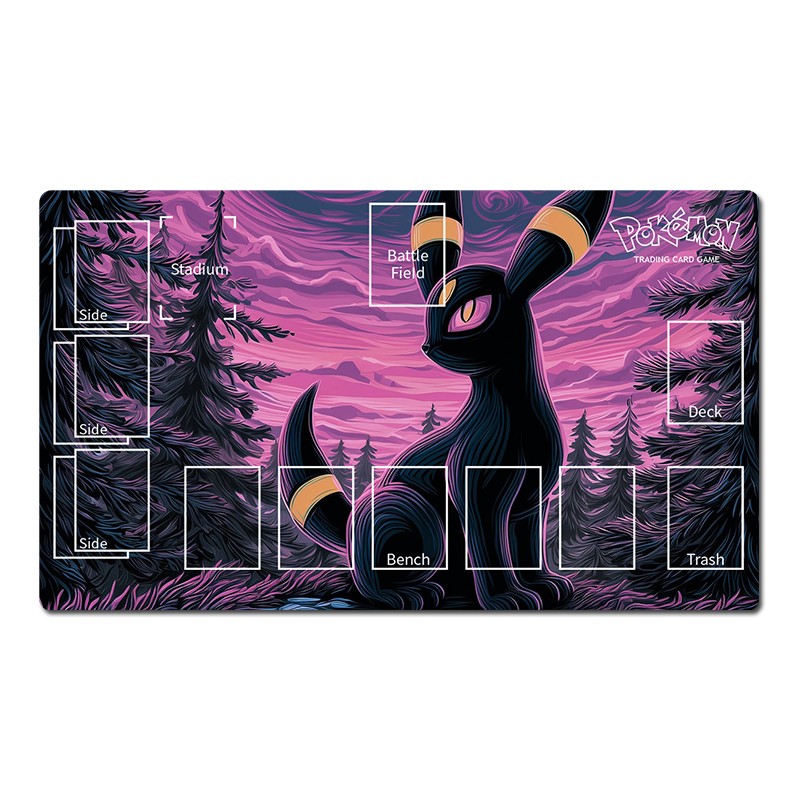 Pokemon Duel Playmat Umbreon TCG CCG Gaming Pad Trading Card Game Mat Mousepad