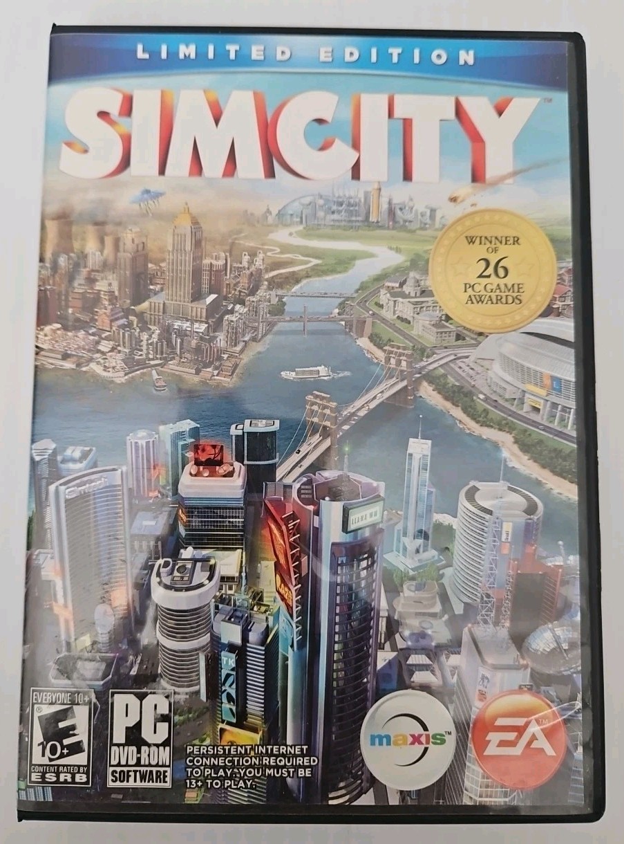 SimCity Sim City PC Game Limited Edition 2013 VERY GOOD