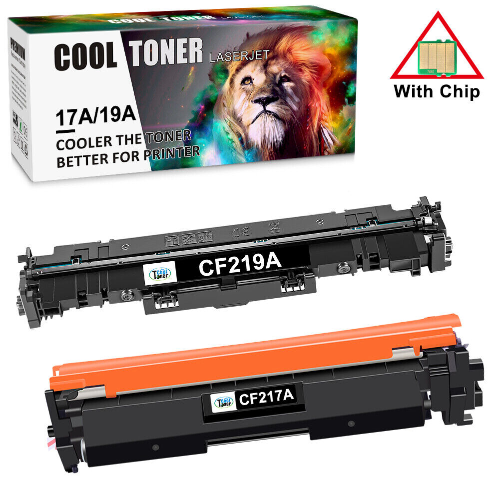 2 Pack CF217A Toner CF219A Drum For HP LaserJet Pro M102w MFP M130fw M130nw