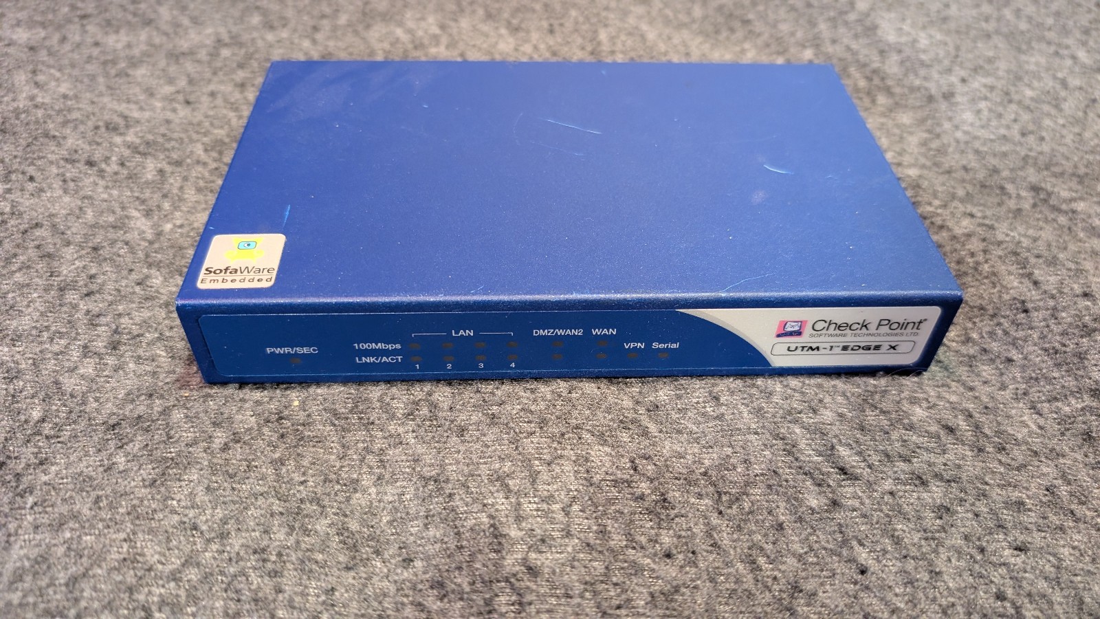 Check Point UTM-1 Edge X Network Router and Firewall. 100Mbps