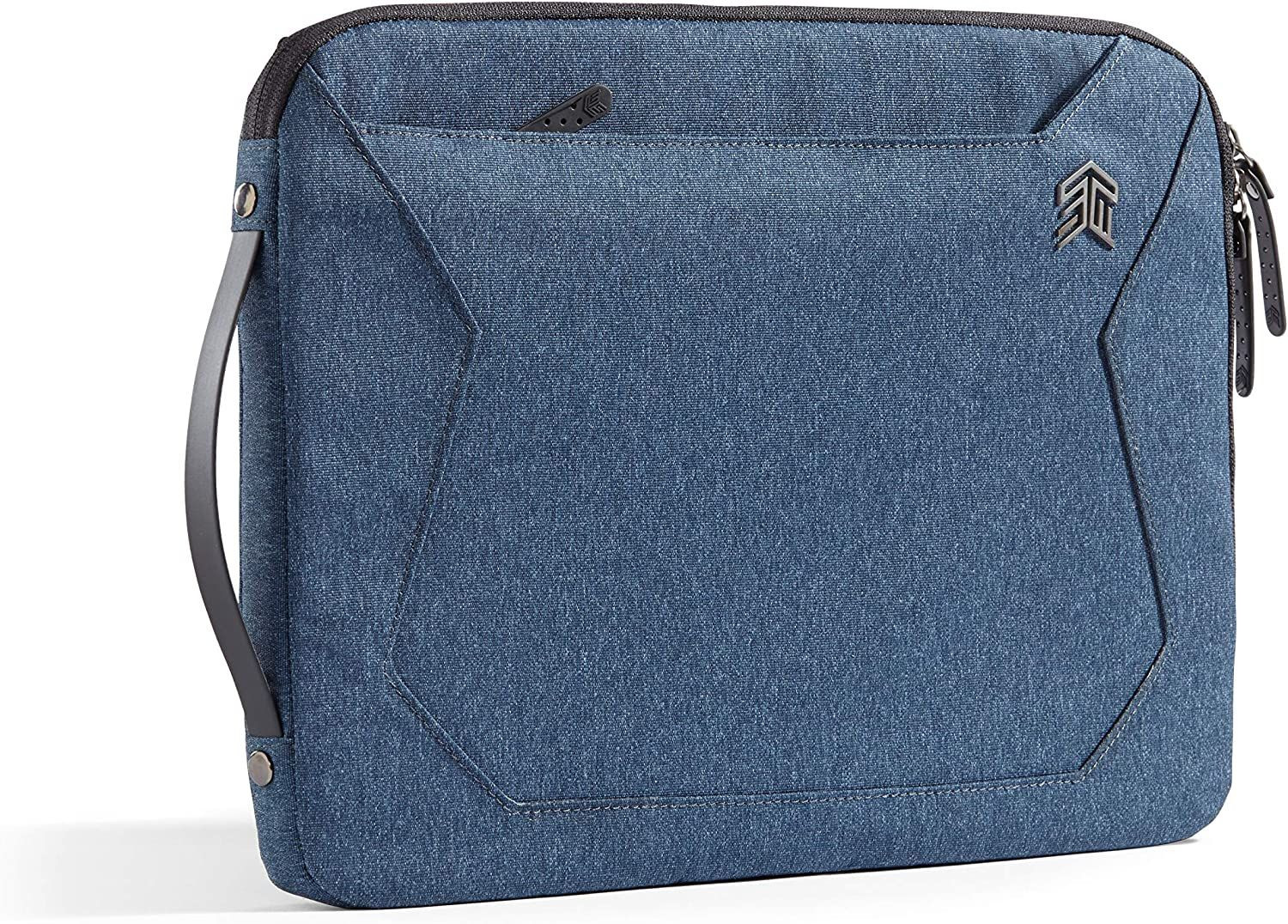 STM Myth Fleece-Lined Laptop Sleeve with Removable Strap 13-Inch, Slate Blue 