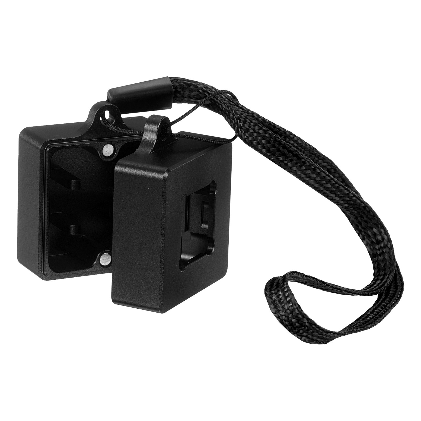 3 in 1 Switch Opener Aluminum Keyboard Switch Opener Magnet with String Black