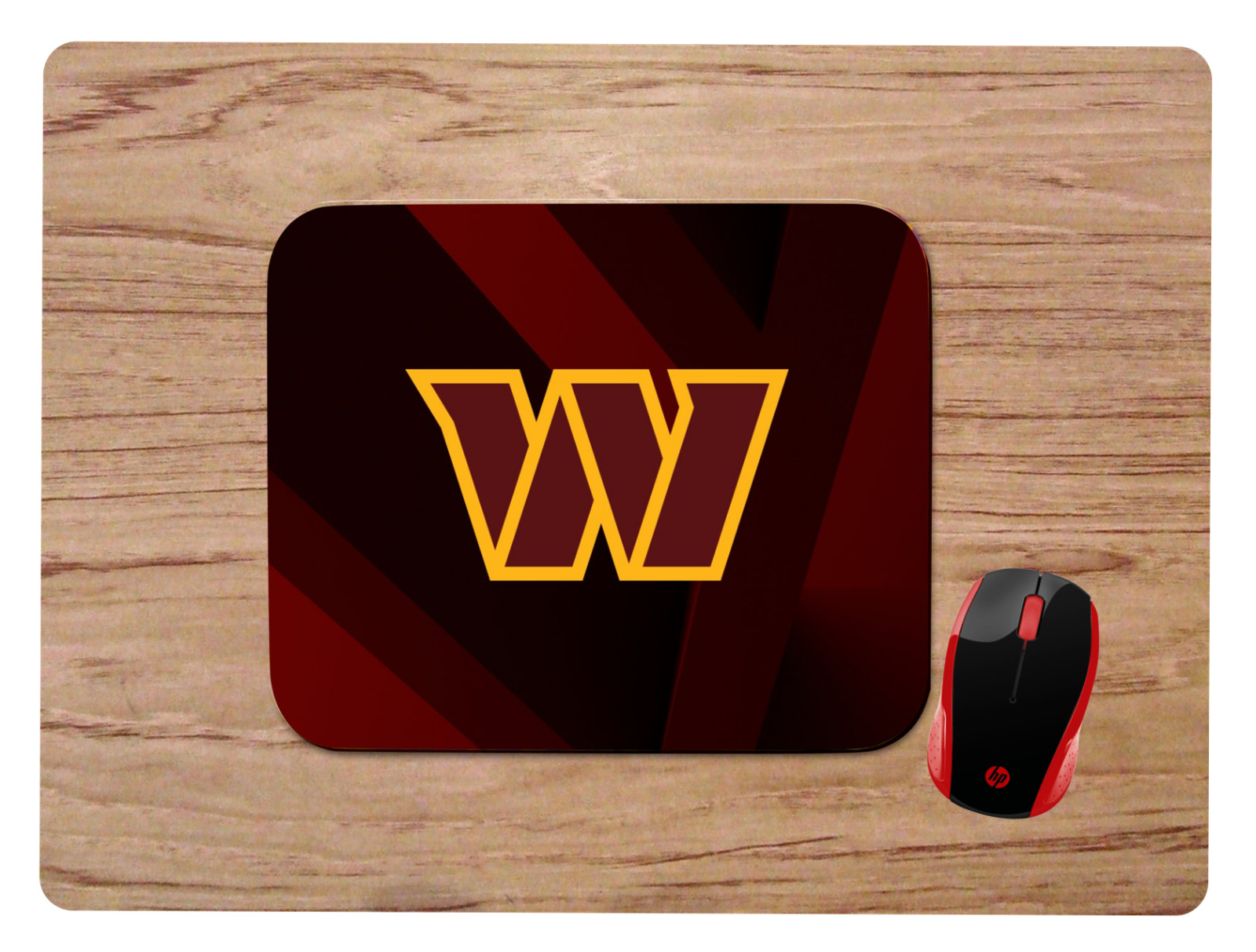WASHINGTON COMMANDERS FOOTBALL CUSTOM MOUSE PAD MAT PC GAMING VIRTUAL SCHOOL