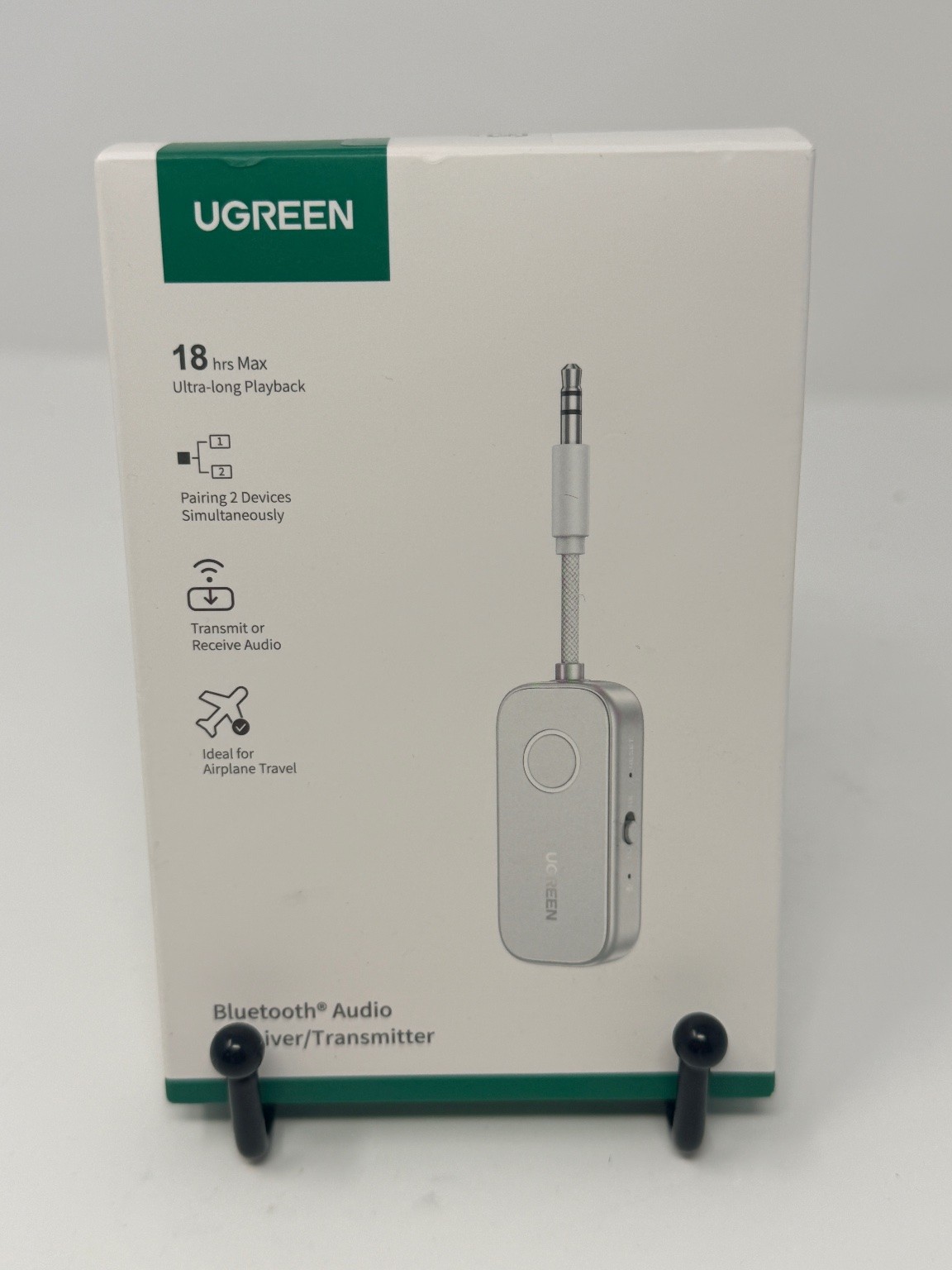 UGREEN CM872 Bluetooth 5.3 Audio Receiver Transmitter 3.5mm Jack Adapter 18H