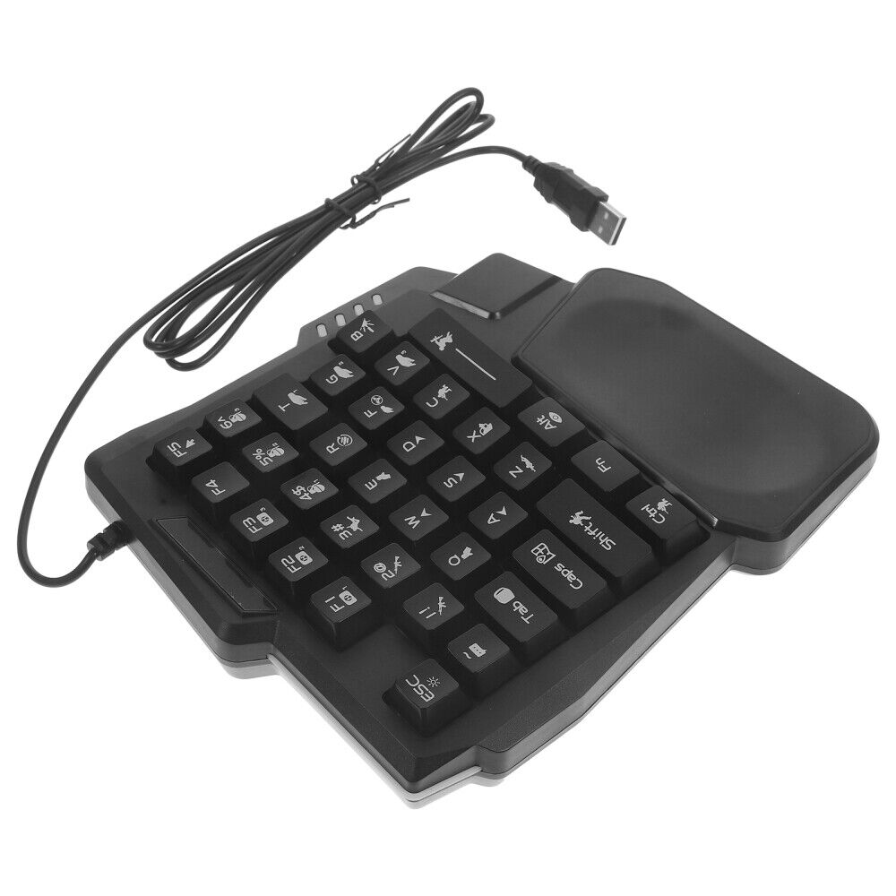 Gaming Keyboard One Handed Backlight Electronic Programmable