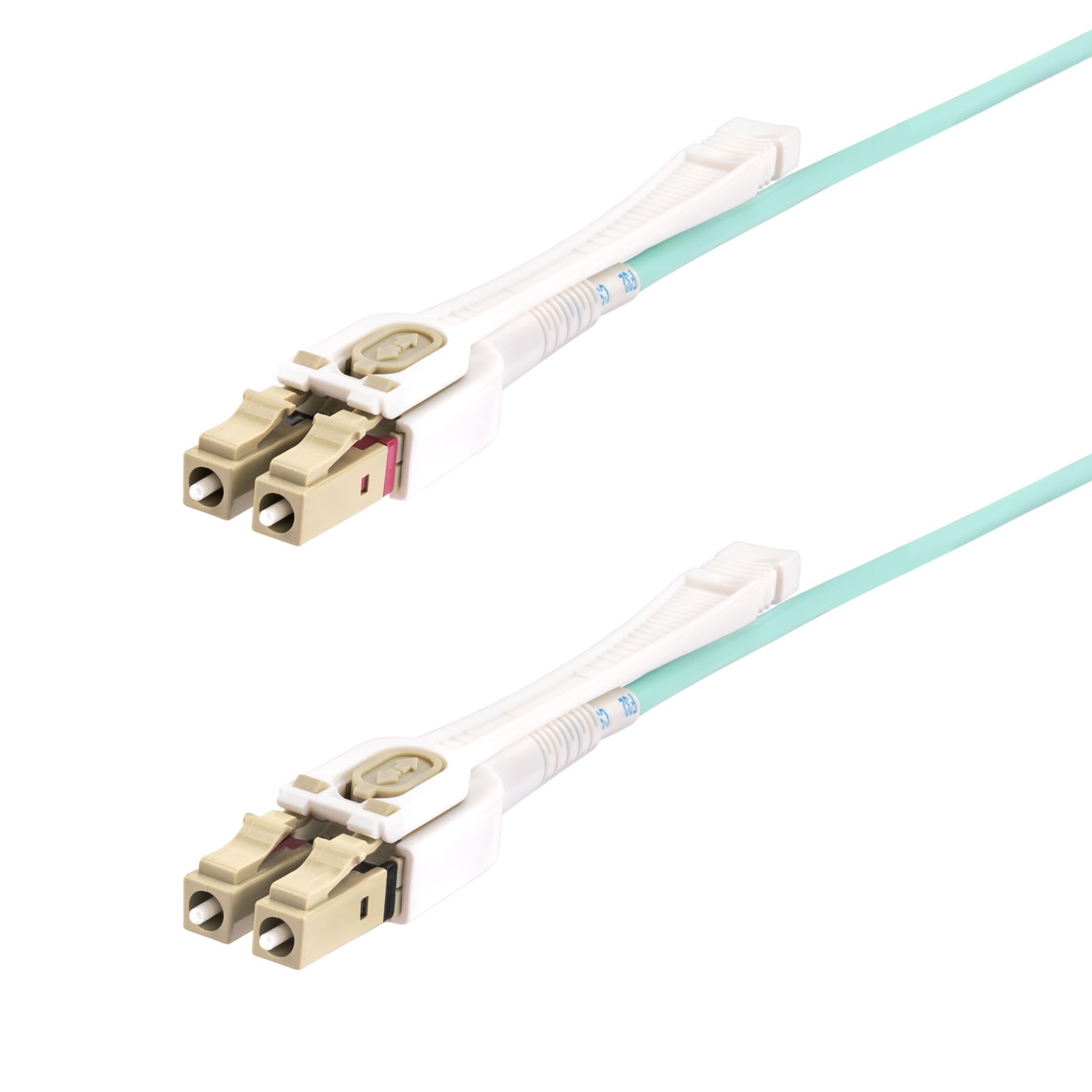 StarTech 8m (26.2ft) LC (UPC) OM4 Multimode Fiber Optic Cable w/Push Pull Tabs