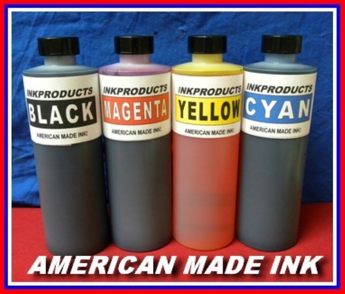 4 - 250 ML Bottle Color Ink Pack For Afinia L501, L502, F502 DYE BASE Cartridges