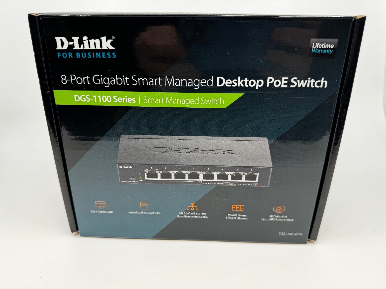 D-Link DGS-1100-08PV2 Ethernet Switch DGS110008PV2