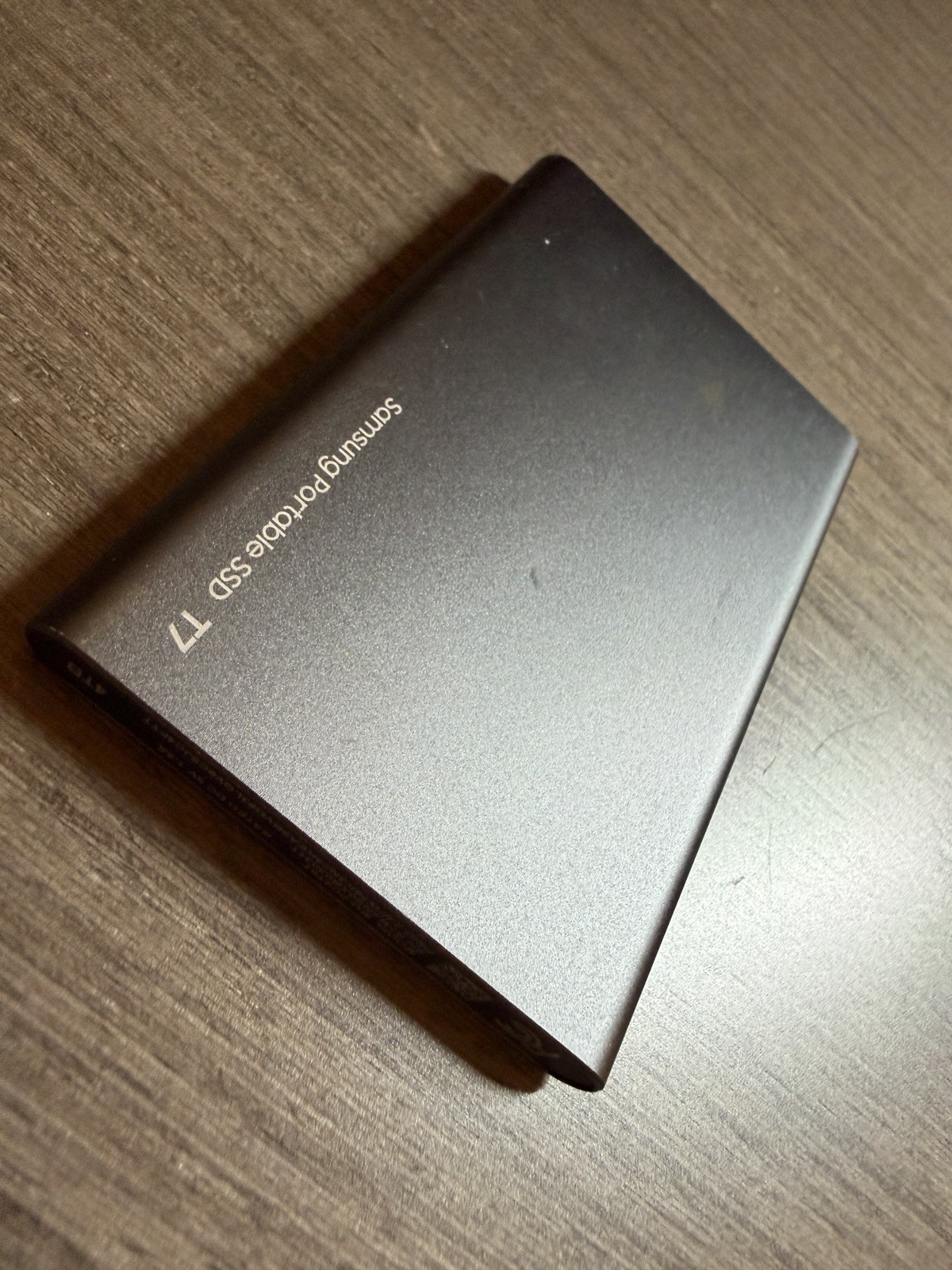 Samsung - T7 4TB External USB 3.2 Gen 2 Portable SSD MU-PC4T0T- Gray Excellent