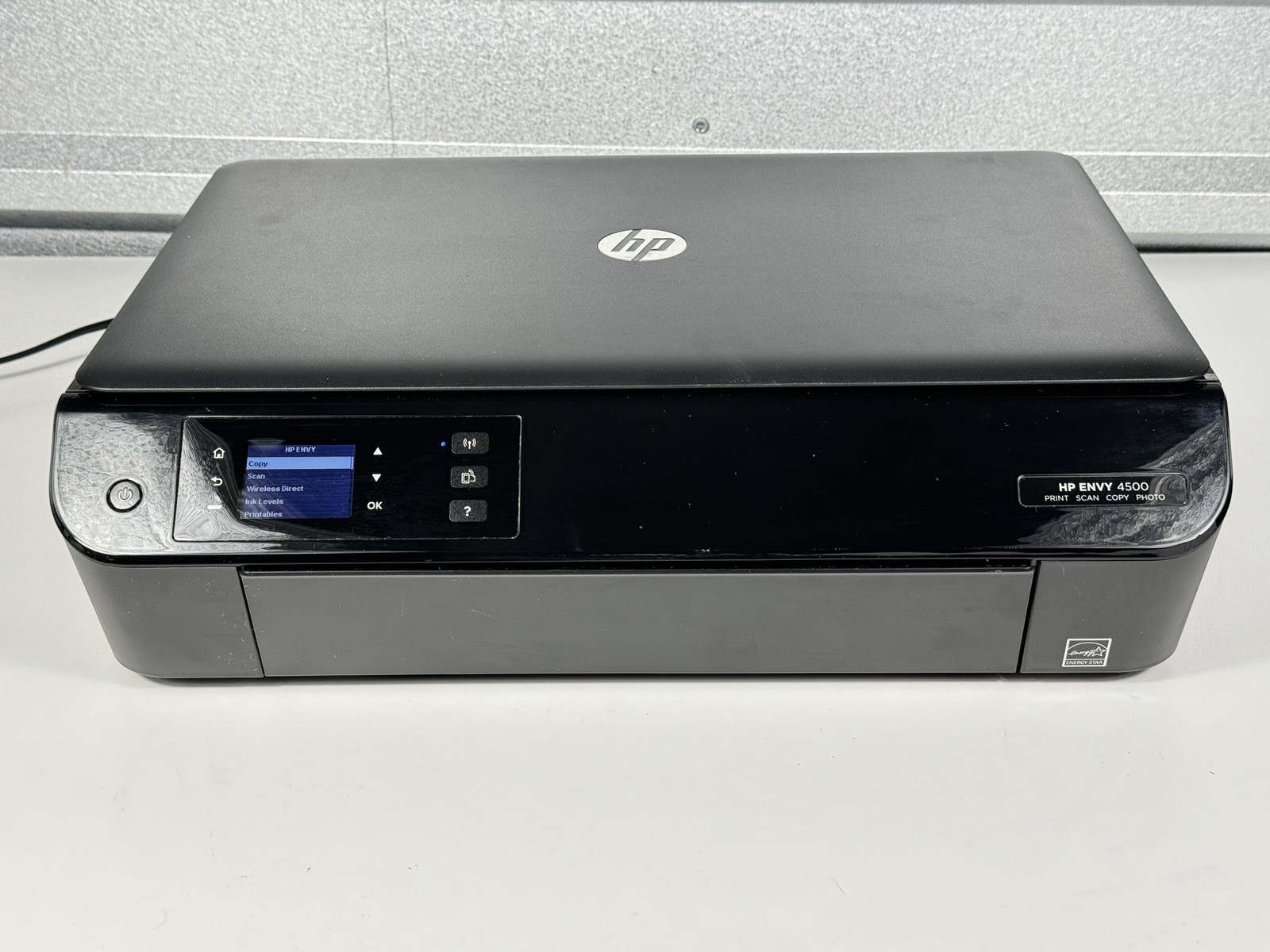 HP Envy 4500 All-In-One Wireless InkJet Printer Scanner Copier - Tested, No Ink