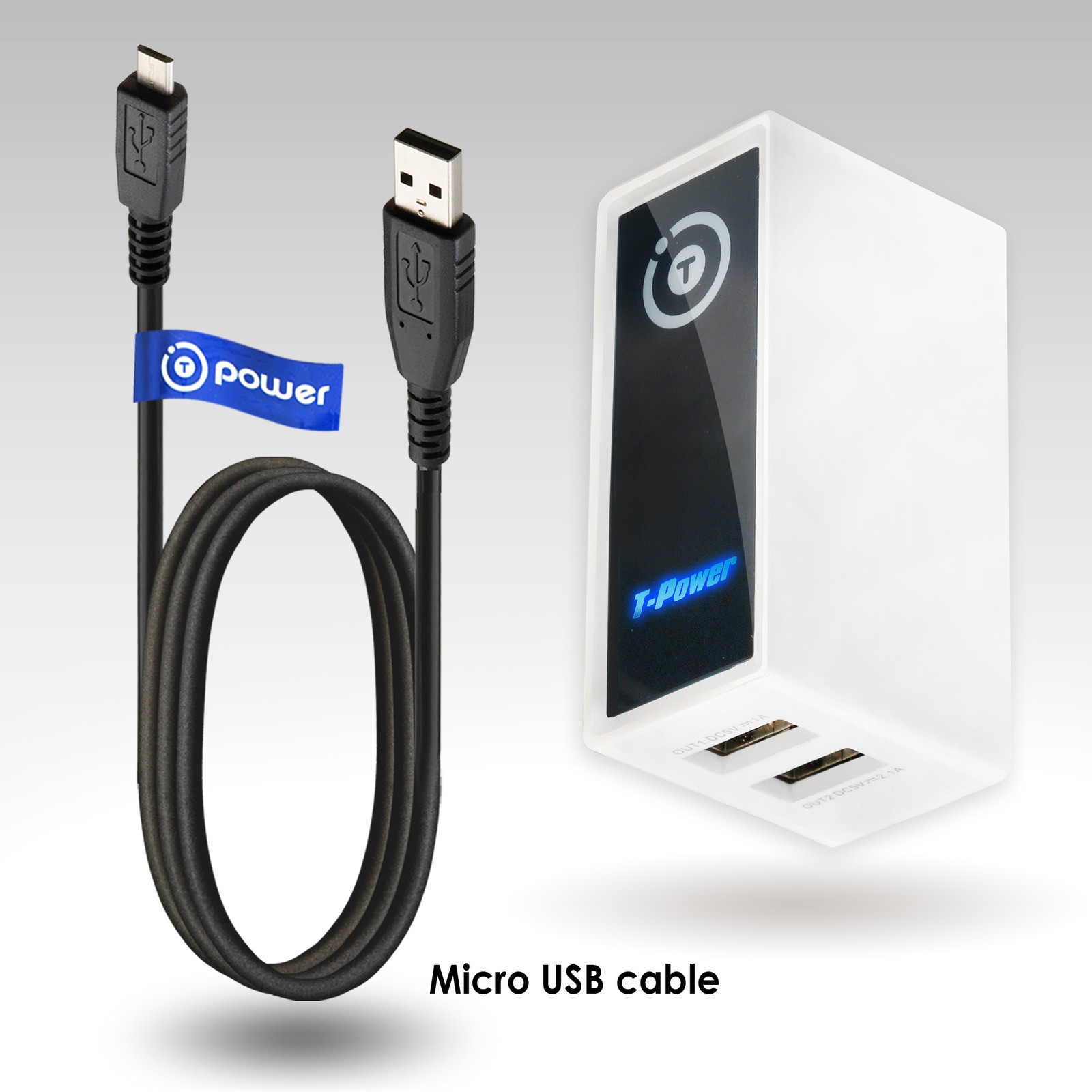 Dual USB Ports 5v 3.1-amp total for GE Camera /Google HTC Nexus One I Phone Repl