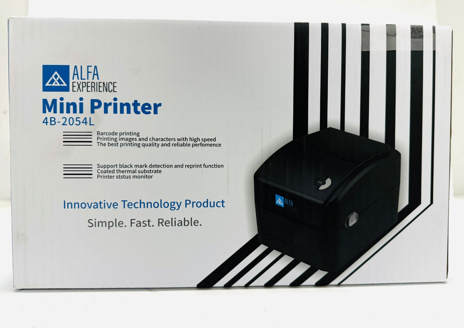 Alfa Experience 4B-2054L Thermal Label Printer, Up to 4x6 High Speed Printing