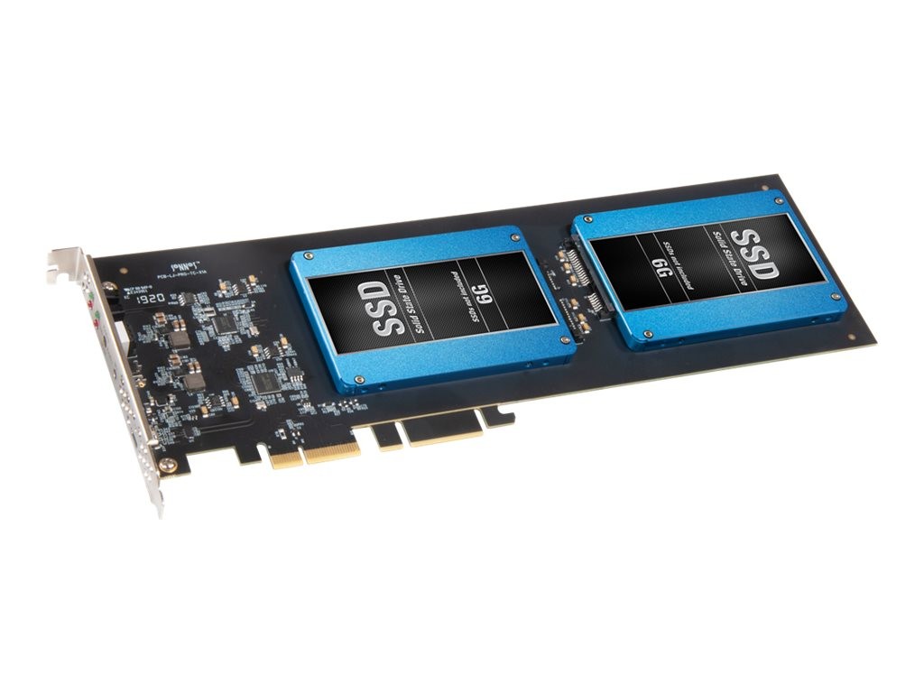 Sonnet Fusion Dual 2.5" SSD RAID PCIe Card Controller Raid FUS-SSD-2RAID-E