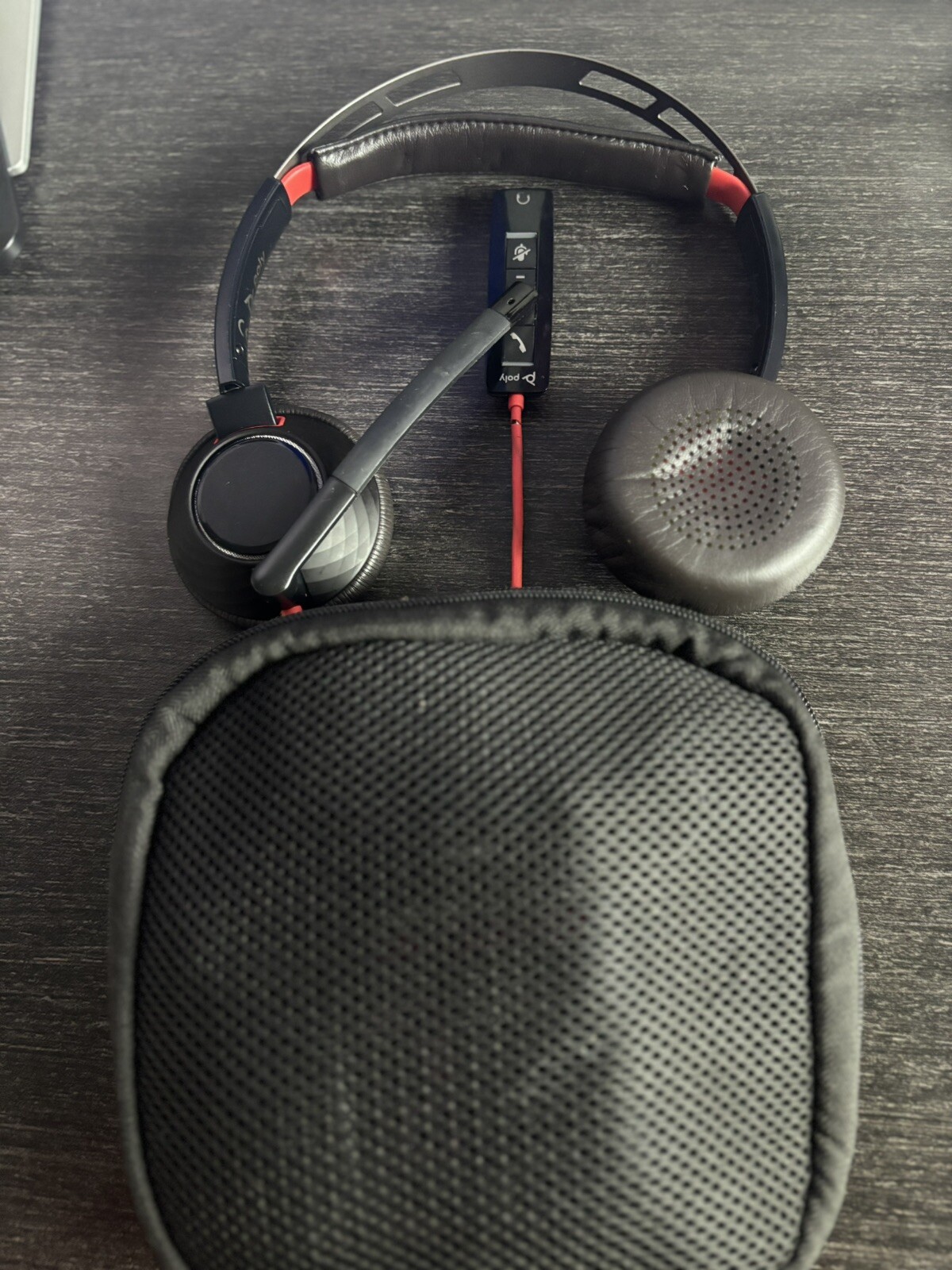 Plantronics Poly  C5200t USB-C Wired Headset W/case