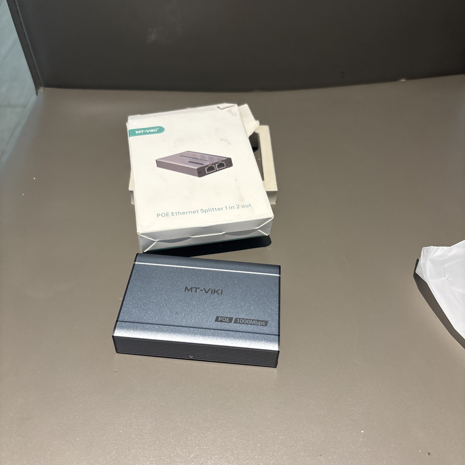 MT-VIKI Upgraded 1 To 2 1000Mbps Ethernet Splitter Works With POE IP Camera, POE