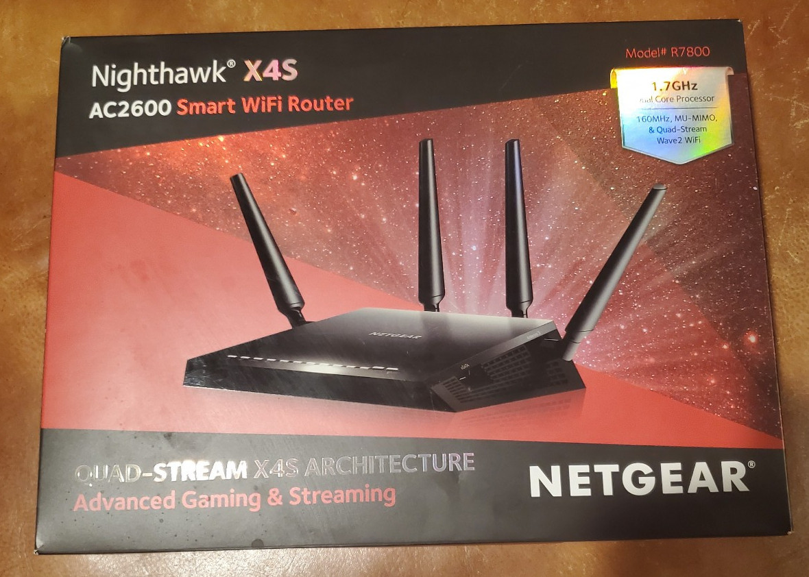 NETGEAR Nighthawk X4S AC2600 Model R7800 Dual-Band WIFI Router - Tested
