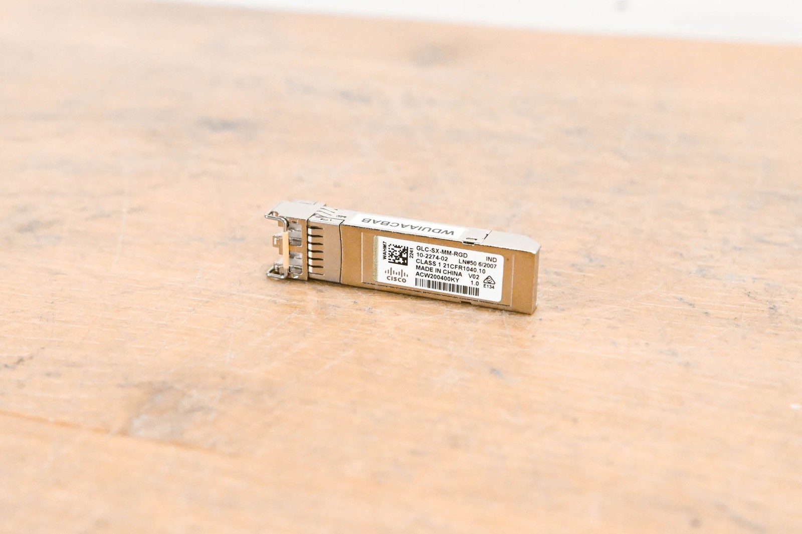 Cisco GLC-SX-MM-RGD Rugged Multimode SFP Transceiver Module 10-2274-02 CG011CY