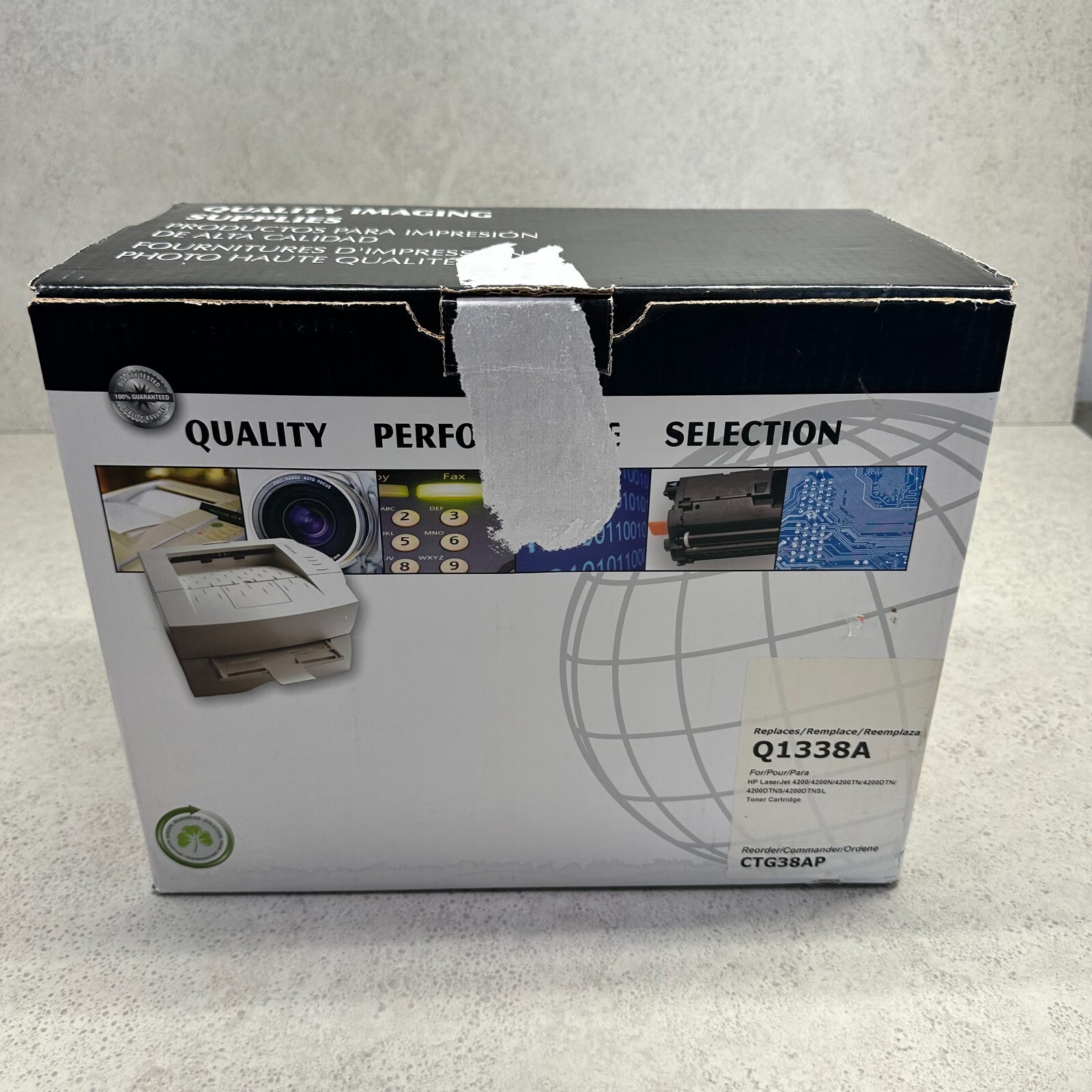 Compatible HP 38A Q1338A Black Toner Cartridge For HP Laserjet 4200/4200N/4200TN