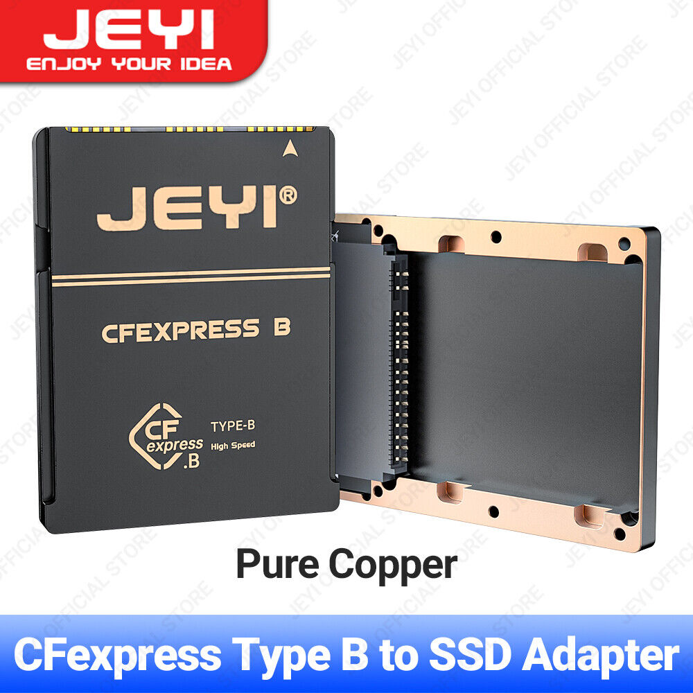 JEYI 2230 NVMe SSD to CFE Type-B Adapter For NIKON Z6/Z7/Z8/Z9/D6, CANON R3/R5C