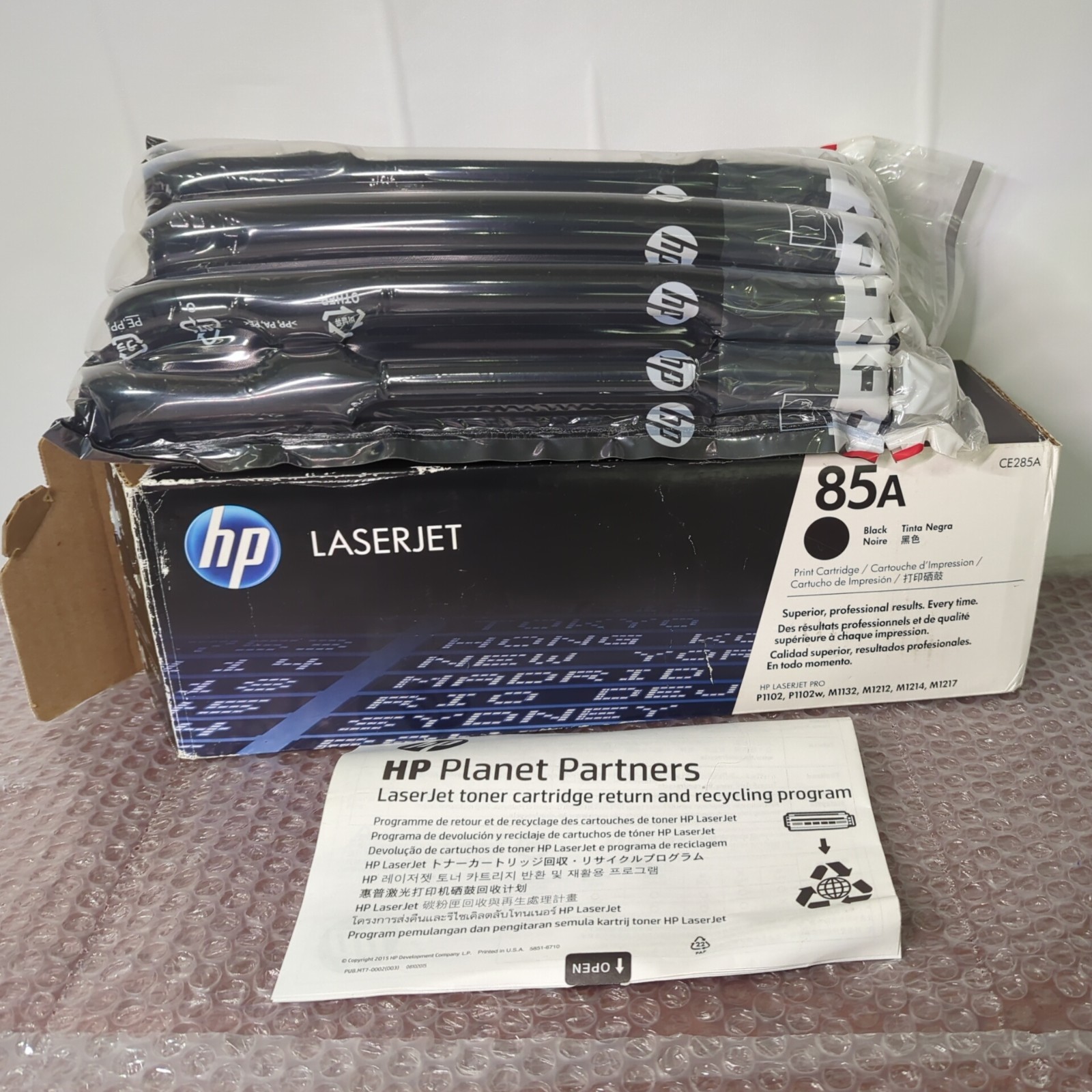 HP 85A CE285A LaserJet Pro P1102 M1217 Toner Print Cartridge Genuine OEM (Black)