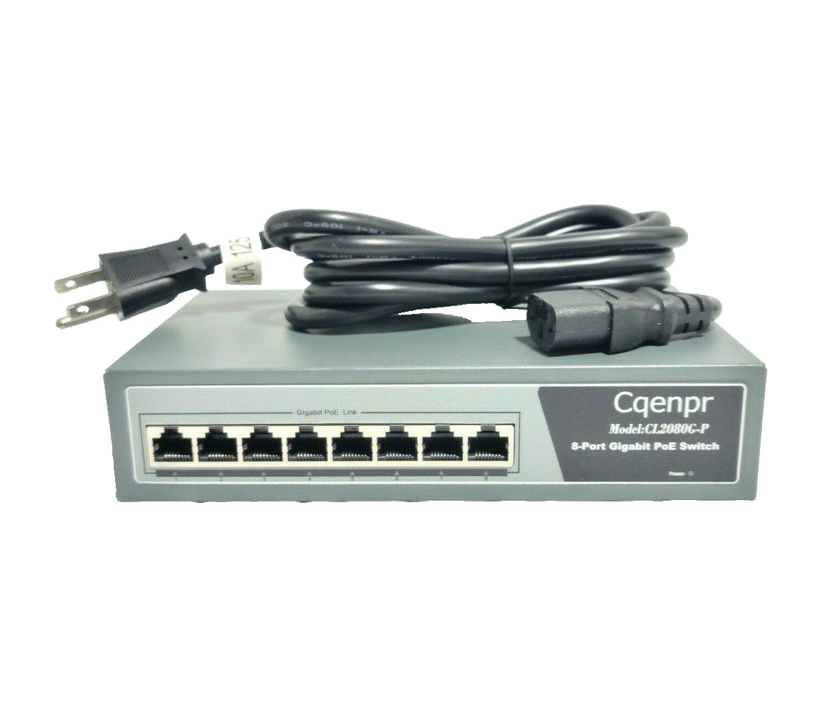 Cqenpr 8-Port Gigabit PoE Switch Model: CL2080G-P