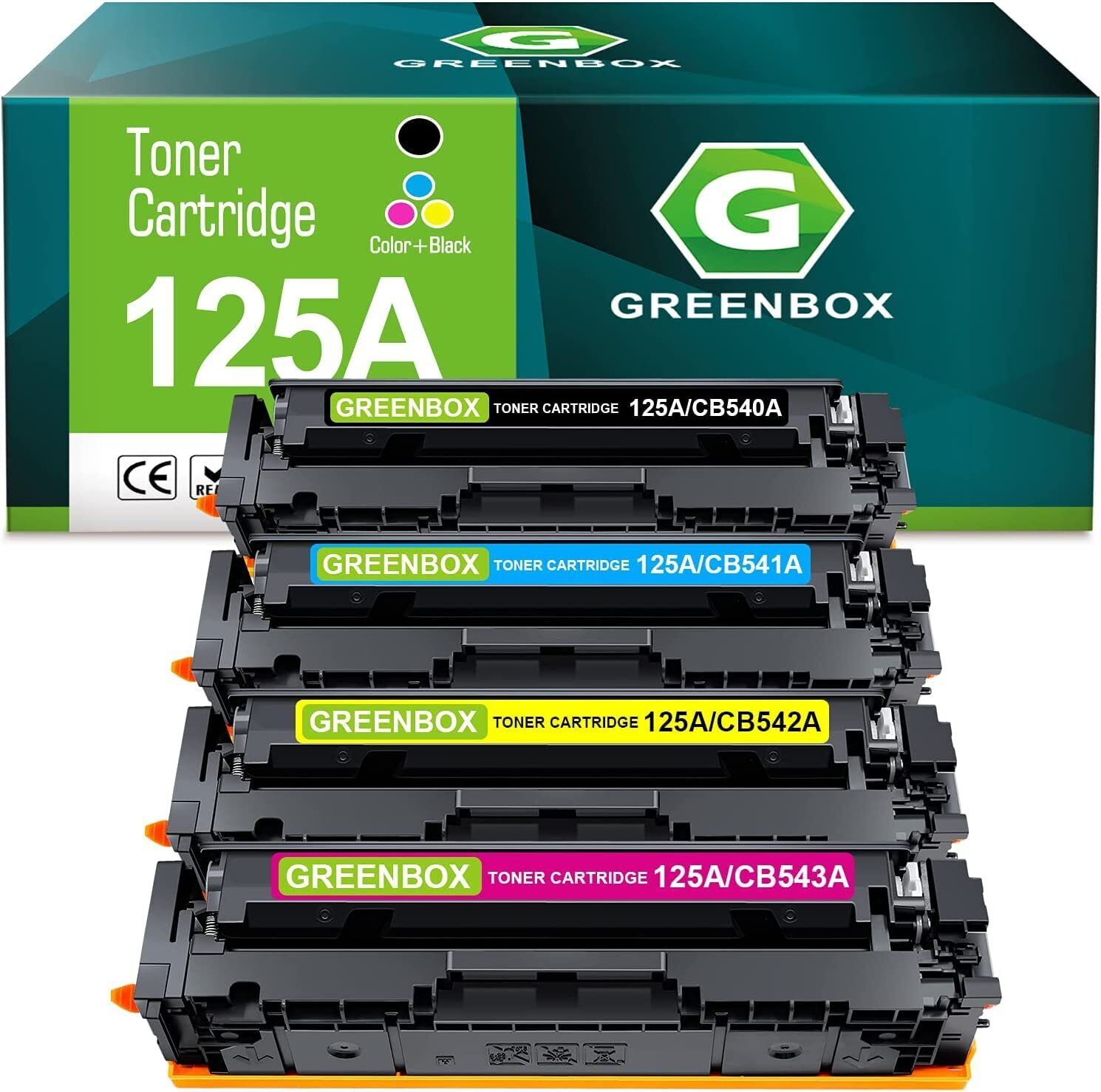 Compatible 125A High Yield Toner Cartridge Replacement for HP 125A CB540A CB5...