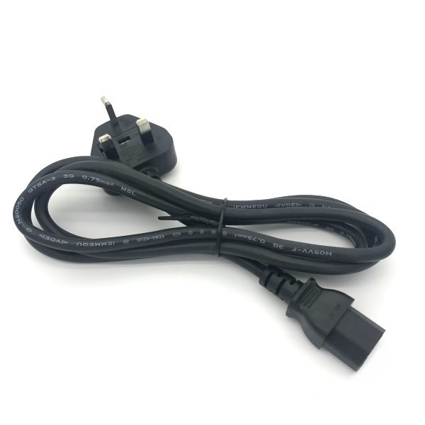UK PLUG 6FT AC POWER CABLE CORD FR VIZIO LG SAMSUNG PANASONIC TV LCD PLASMA HDTV