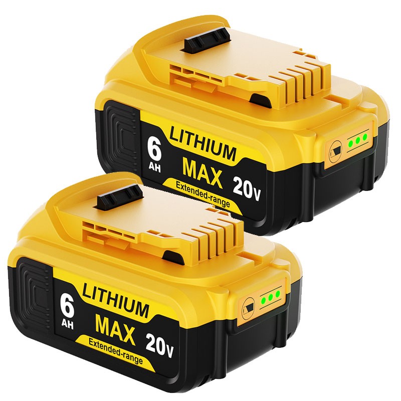 2Pack For DEWALT DCB205-2 20V MAX Premium Lithium-Ion Battery New Upgrade