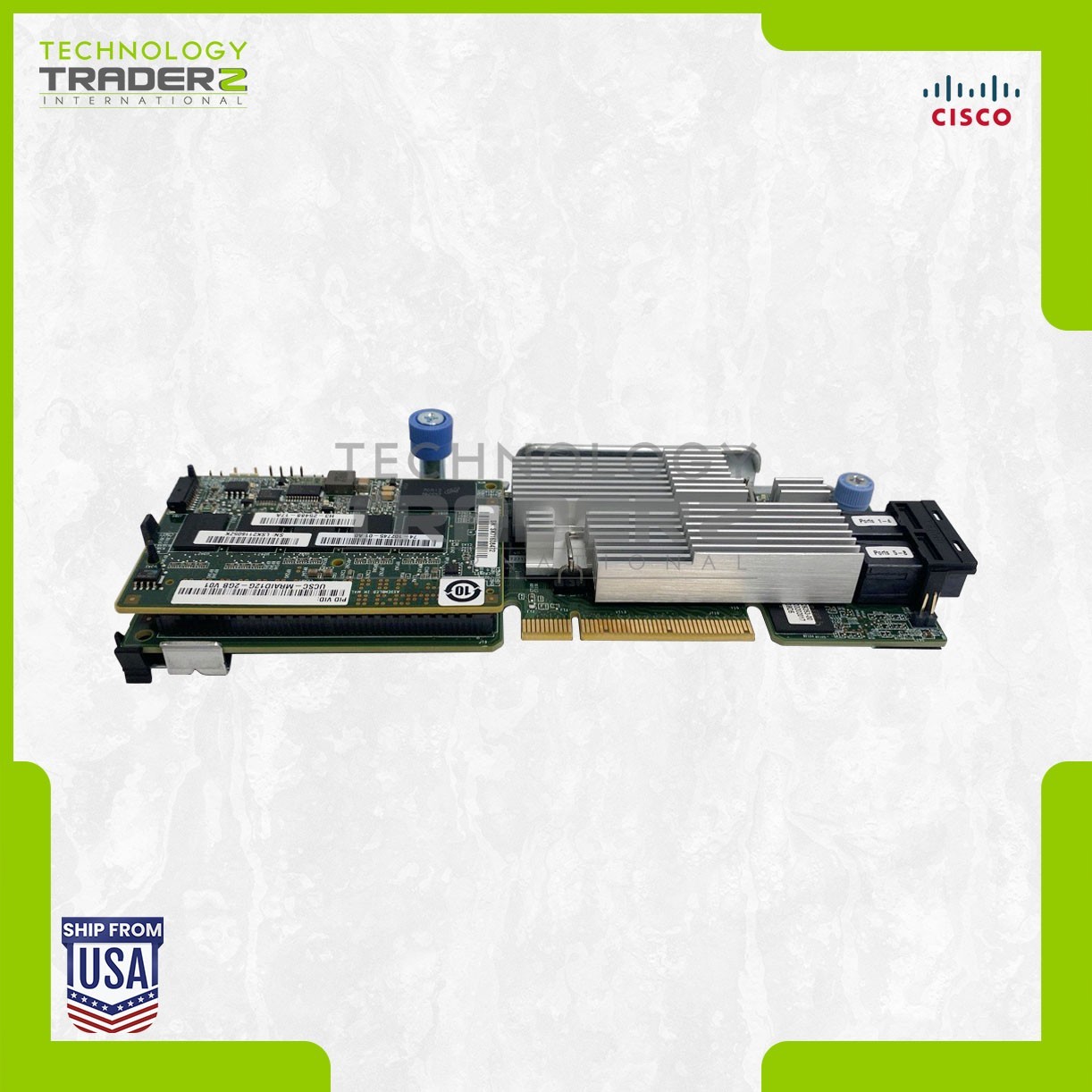 UCSC-MRAID12G V02 Cisco 12G SAS RAID Controller Card W/ 1x UCSC-MRAID12G-2GB V01