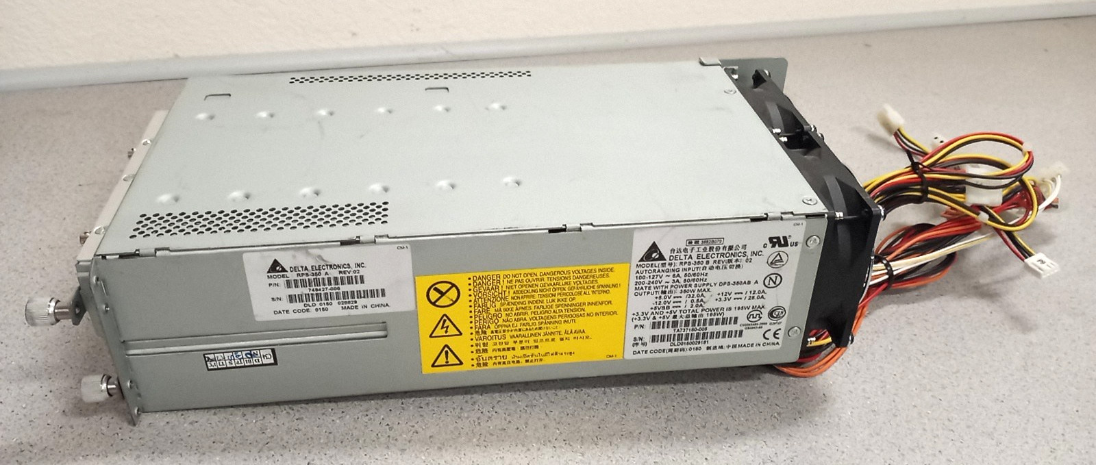 Delta RPS-350 B With 2 DPS-350AB A 350W Power Supply