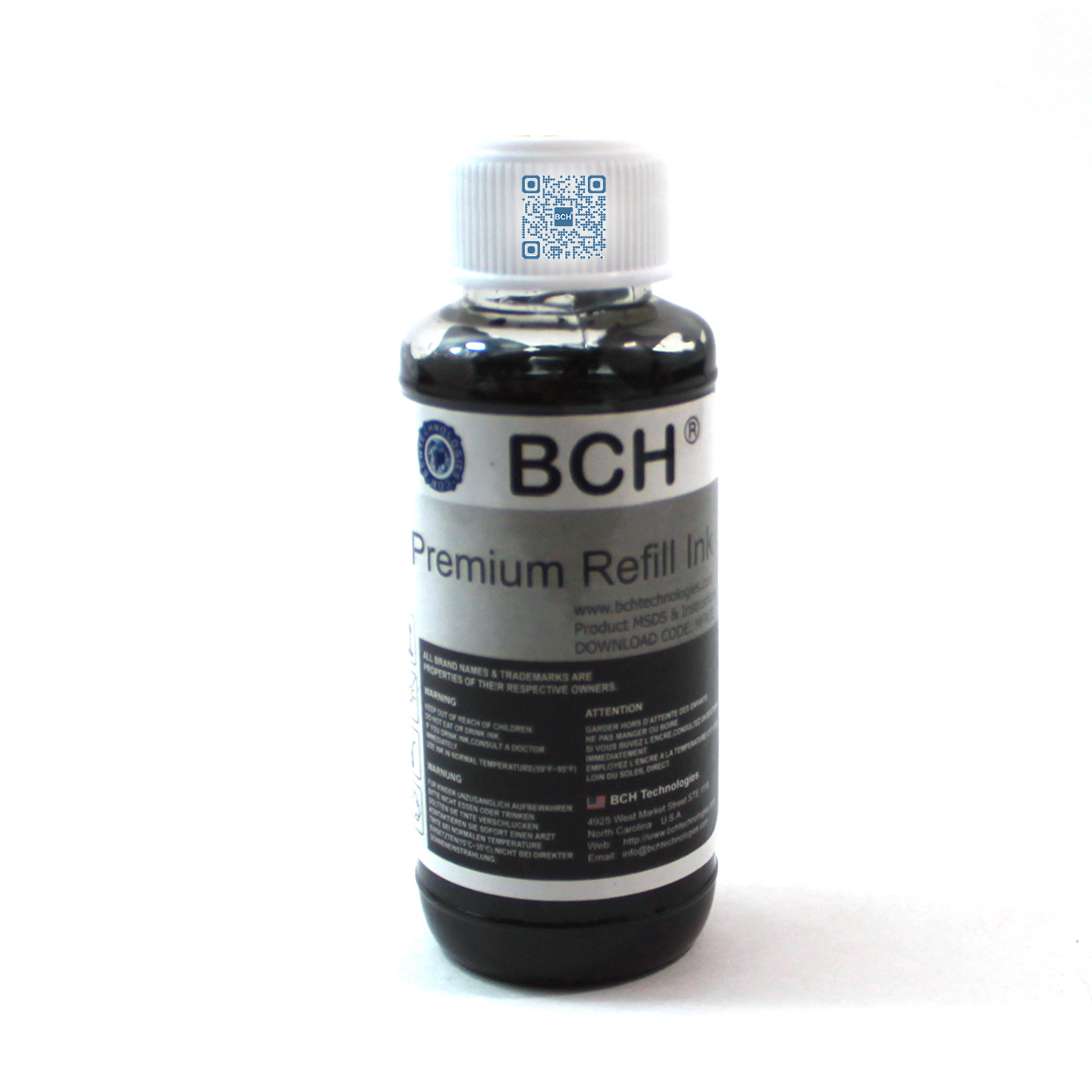 BCH Premium 100 ml Black Sublimation Ink for Epson (IS100K-AE)