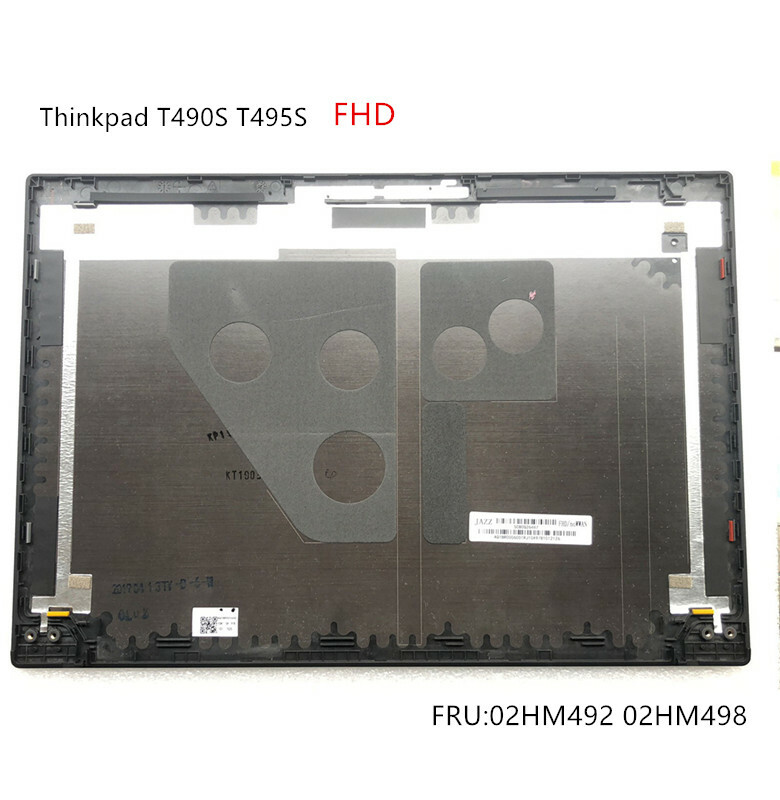 New For Lenovo Thinkpad T490S LCD Rear Top Lid Back Cover FHD 02HM492 02HM498