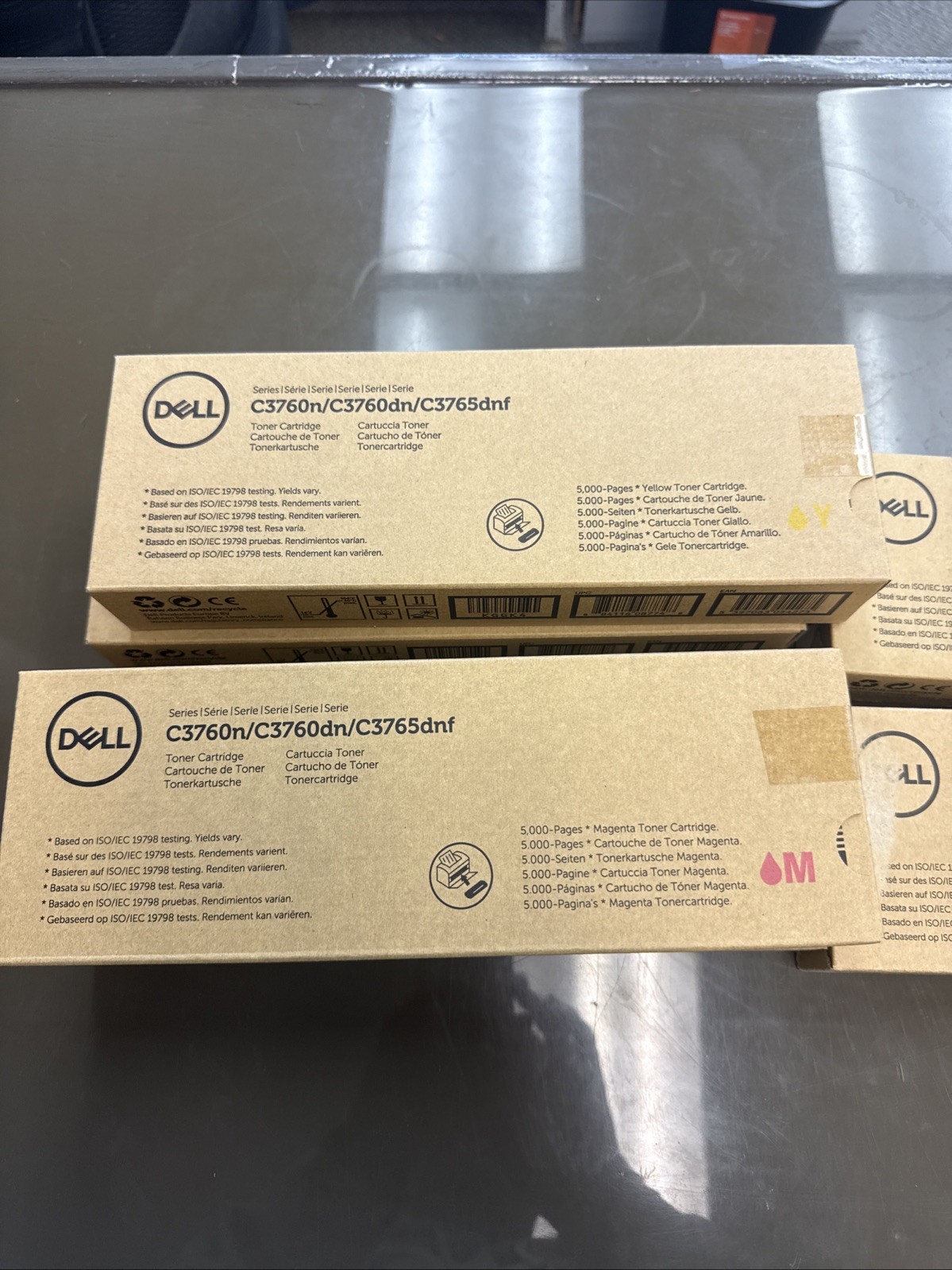 SIX Dell V0PNK Original Toner Cartridges for C3760dn, C3760n, C3765dnf