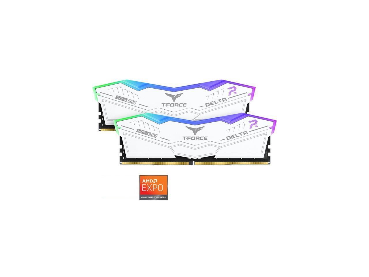 TEAMGROUP T-Force Delta RGB DDR5 32GB Kit (2x16GB) 6000MHz (PC5-48000)