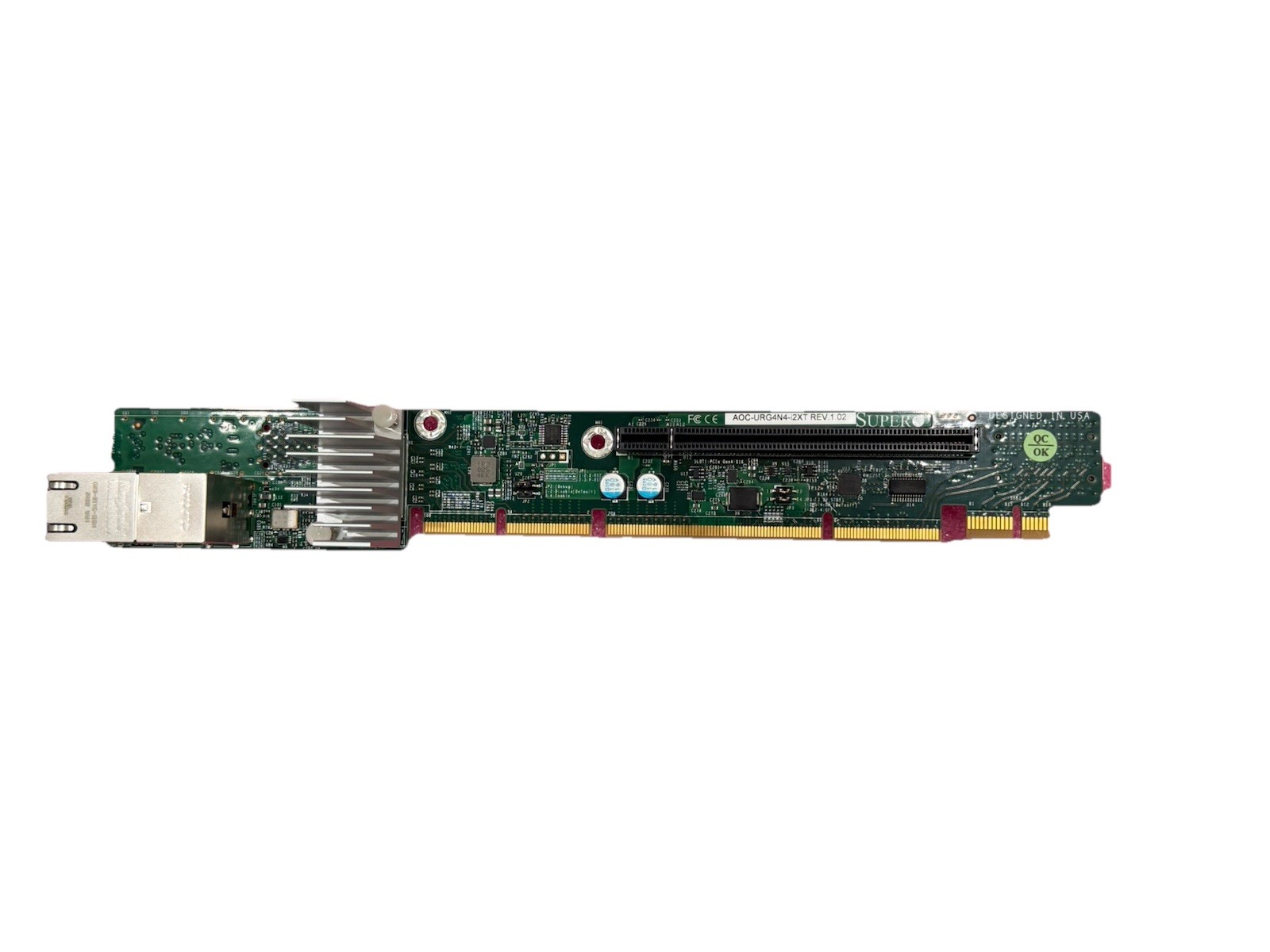 Supermicro AOC-URG4N4-I2XT 1U Ultra Riser Card With 2x10Gbps RJ45,2x8353-8i Port