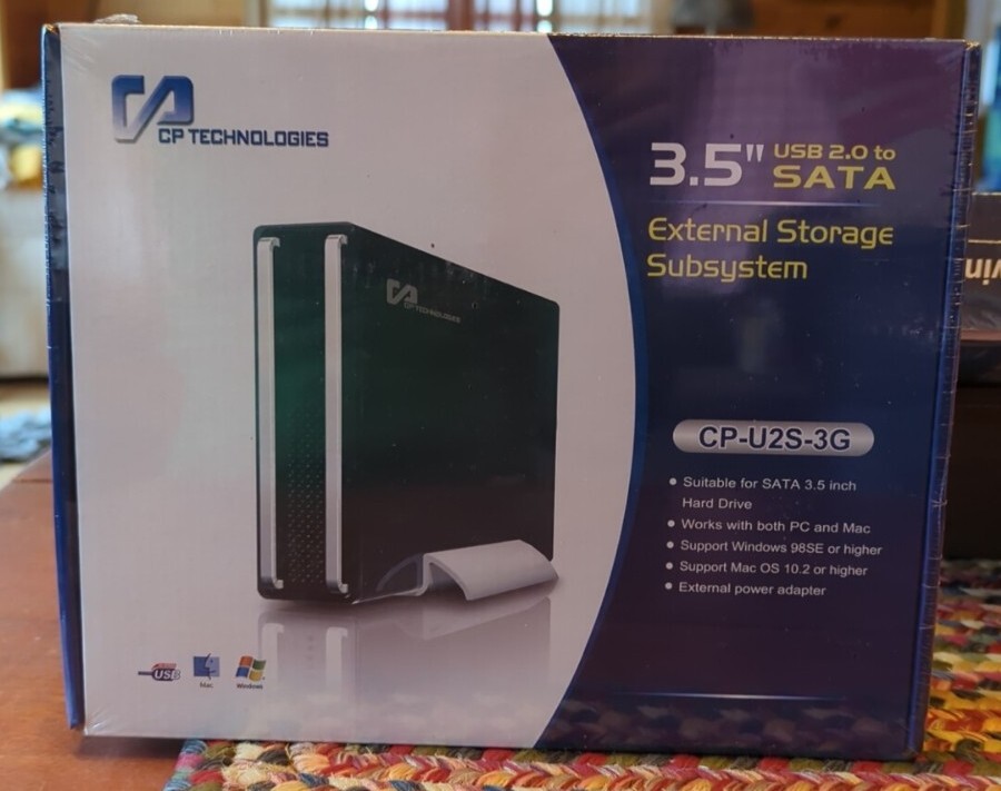 CP Technologies CP-U2S-3G USB 2.0 External Storage Subsystem 3.5" Factory Sealed