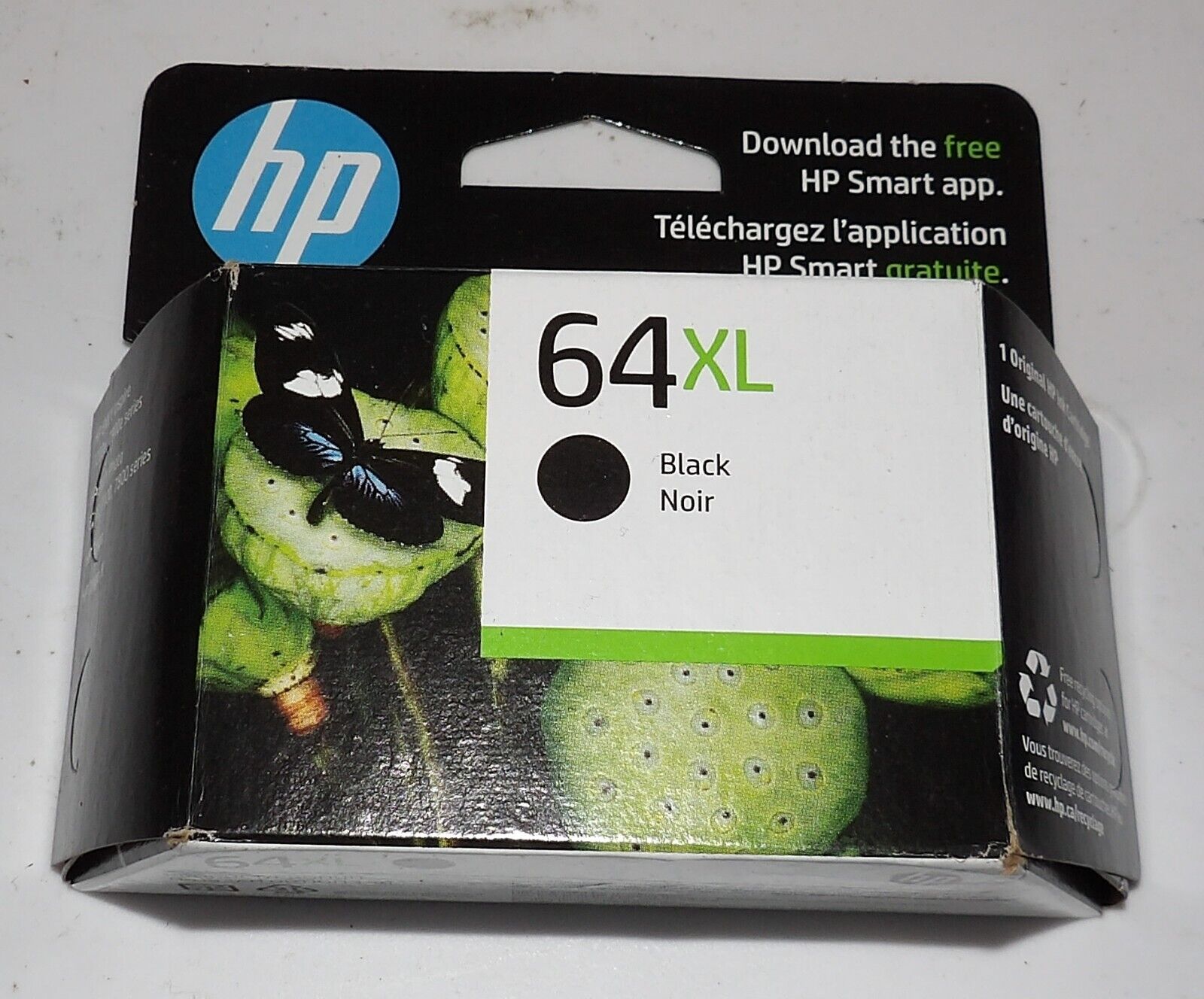 Genuine HP  64XL High Yield Black Ink Cartridge Dated 2025 New 64 XL