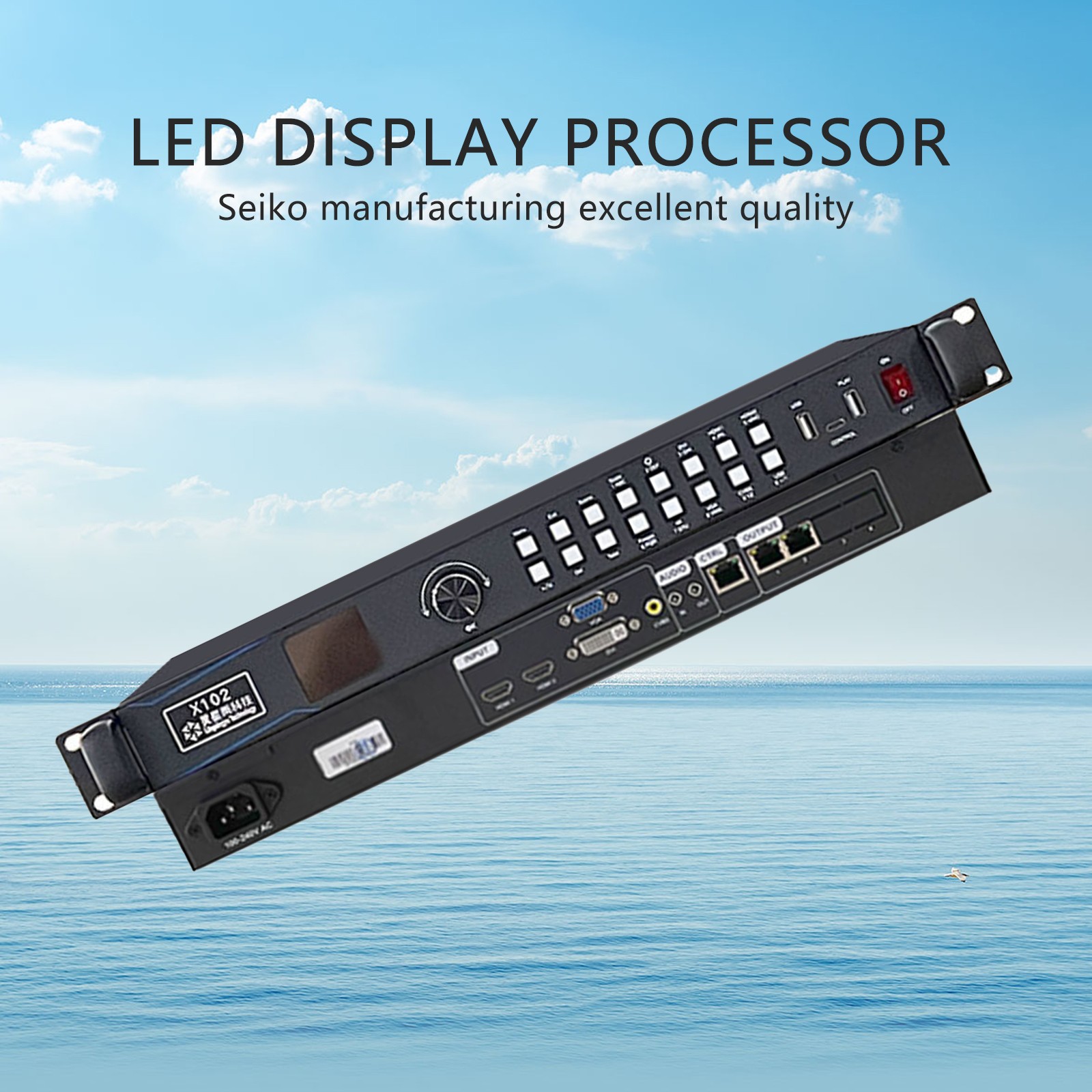 X102 LED Screen Video Processor Supports 1.3MP for Indoor Outdoor LED Screens,