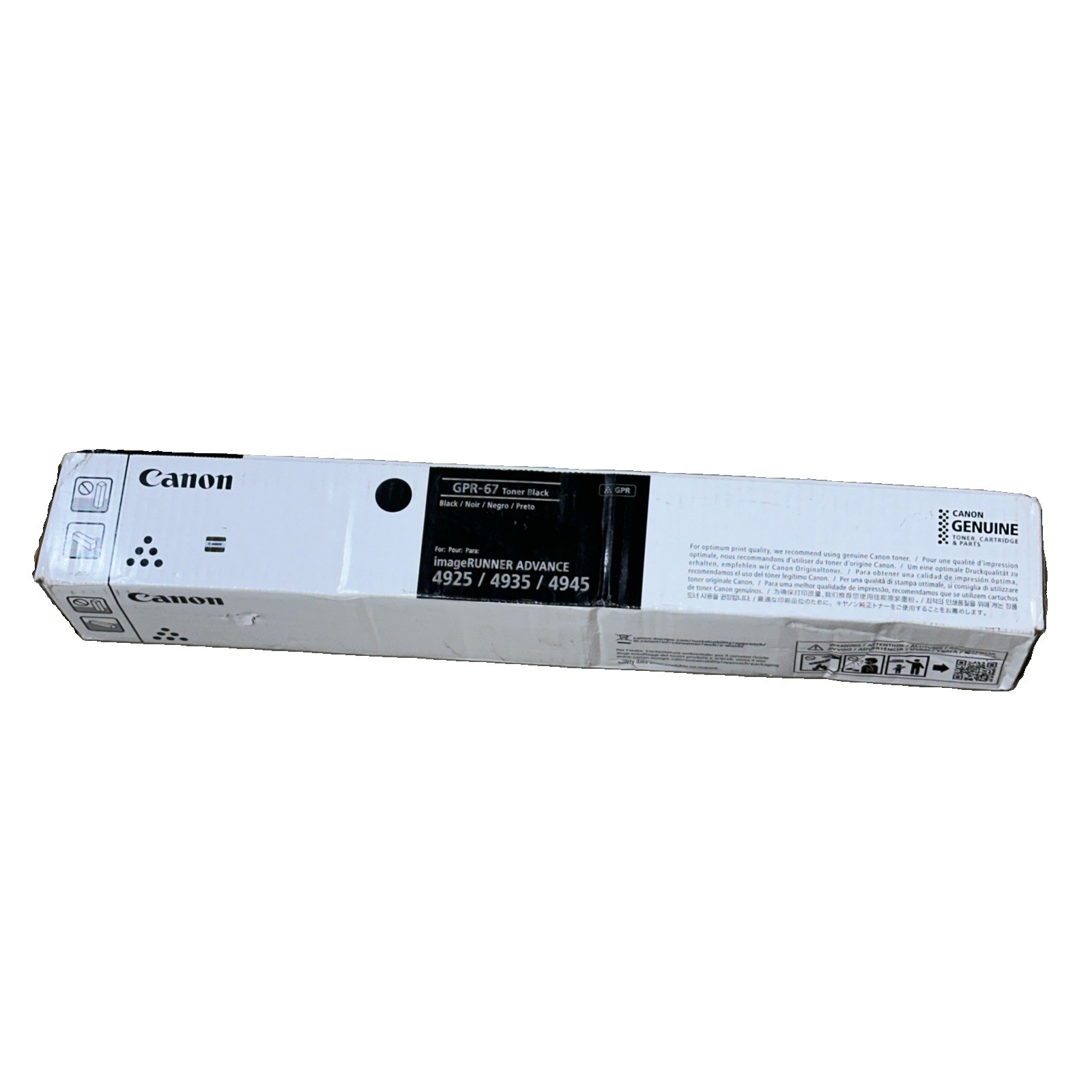 Genuine Canon GPR-67 Black Toner
